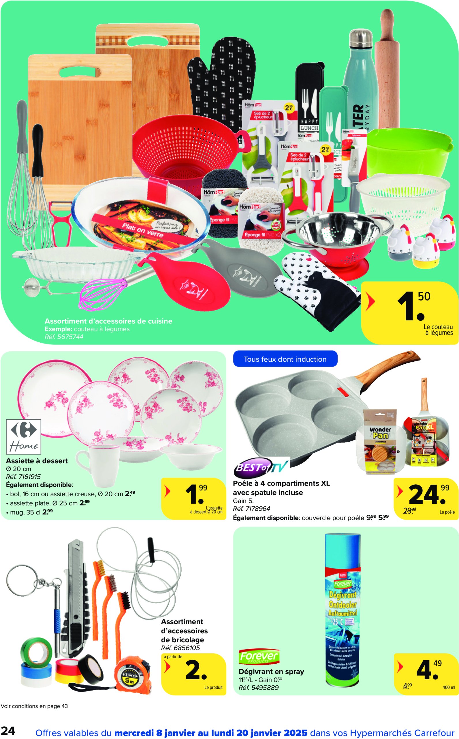 carrefour - Carrefour Hypermarchés folder geldig vanaf 08/01 - 20/01 - page: 24