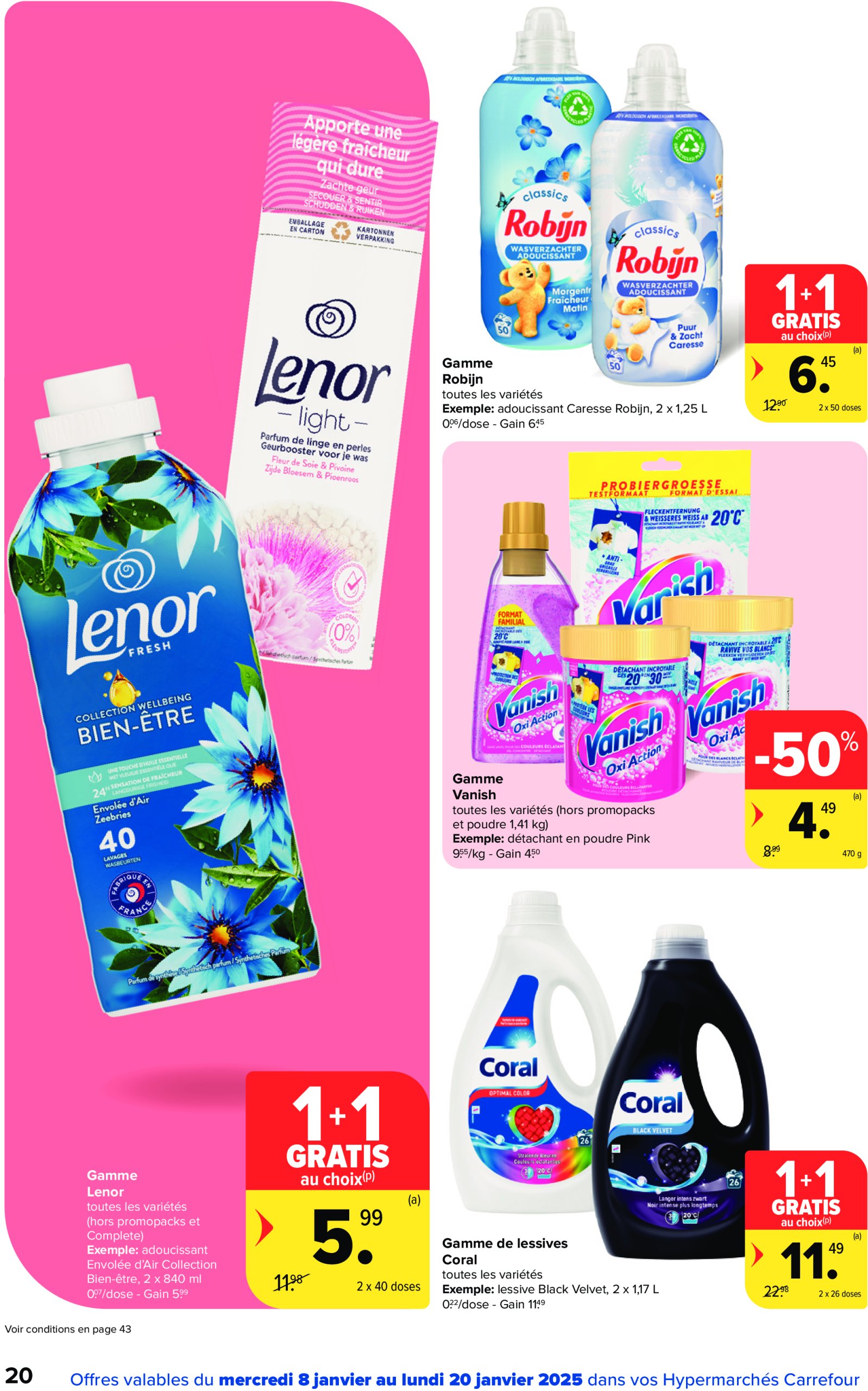 carrefour - Carrefour Hypermarchés folder geldig vanaf 08/01 - 20/01 - page: 20