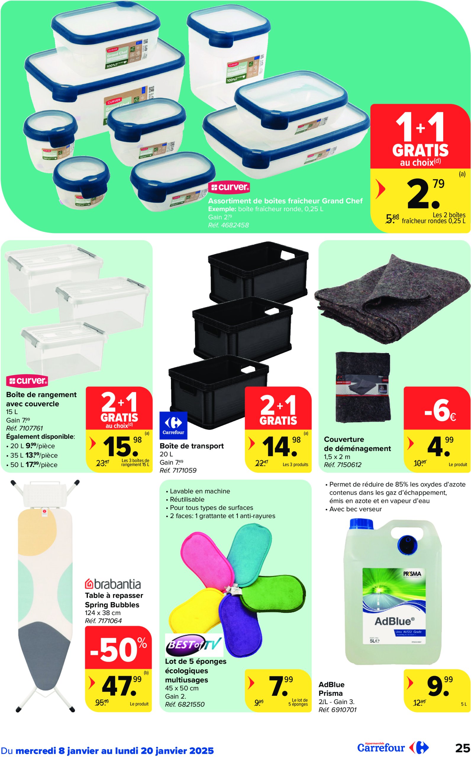 carrefour - Carrefour Hypermarchés folder geldig vanaf 08/01 - 20/01 - page: 25