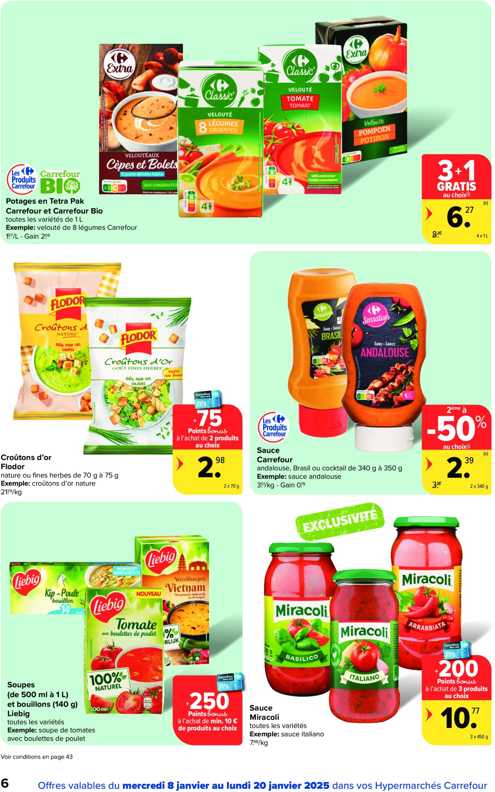 carrefour - Carrefour Hypermarchés folder geldig vanaf 08/01 - 20/01 - page: 6