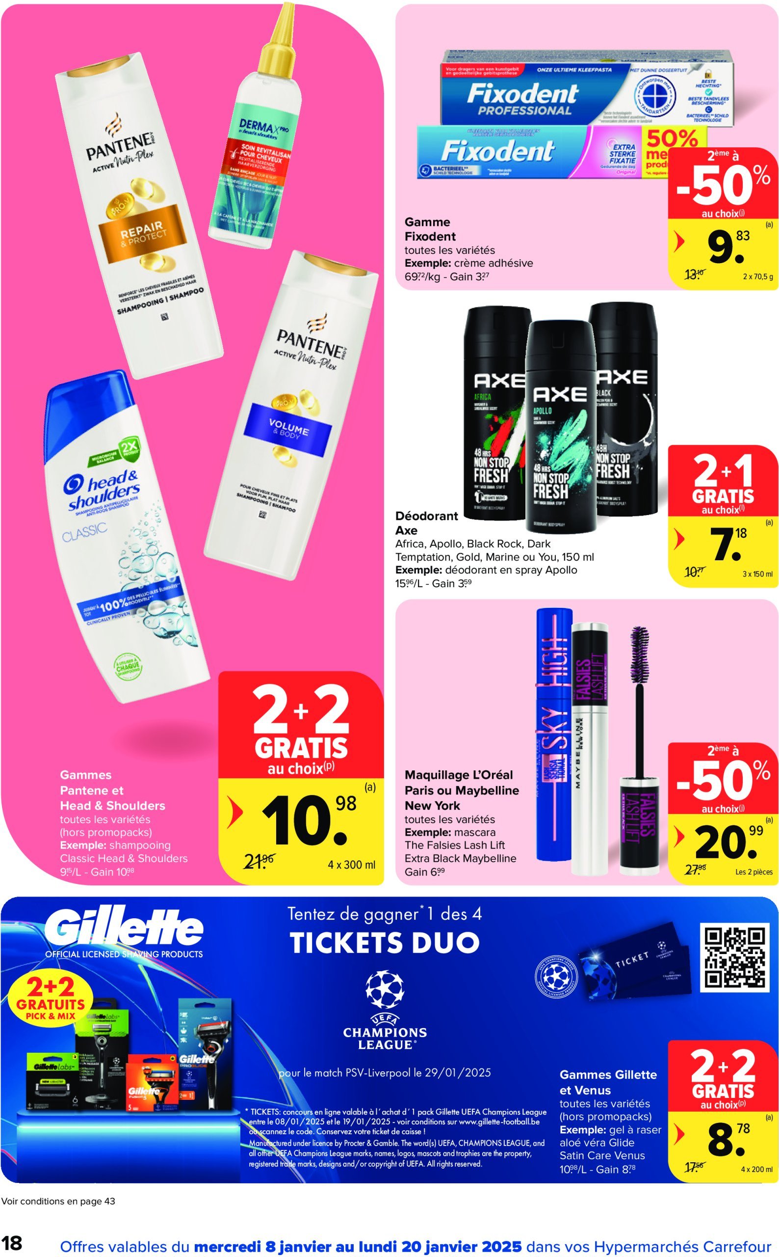 carrefour - Carrefour Hypermarchés folder geldig vanaf 08/01 - 20/01 - page: 18