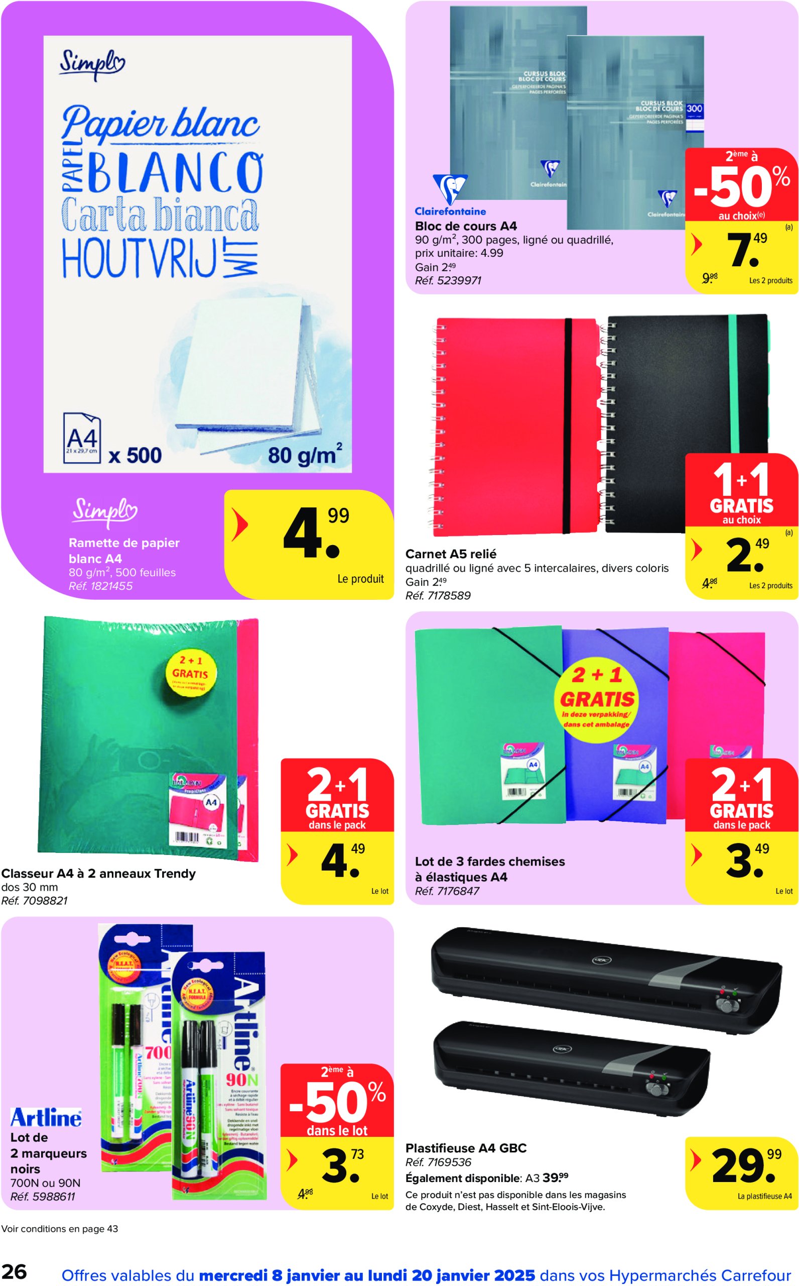 carrefour - Carrefour Hypermarchés folder geldig vanaf 08/01 - 20/01 - page: 26