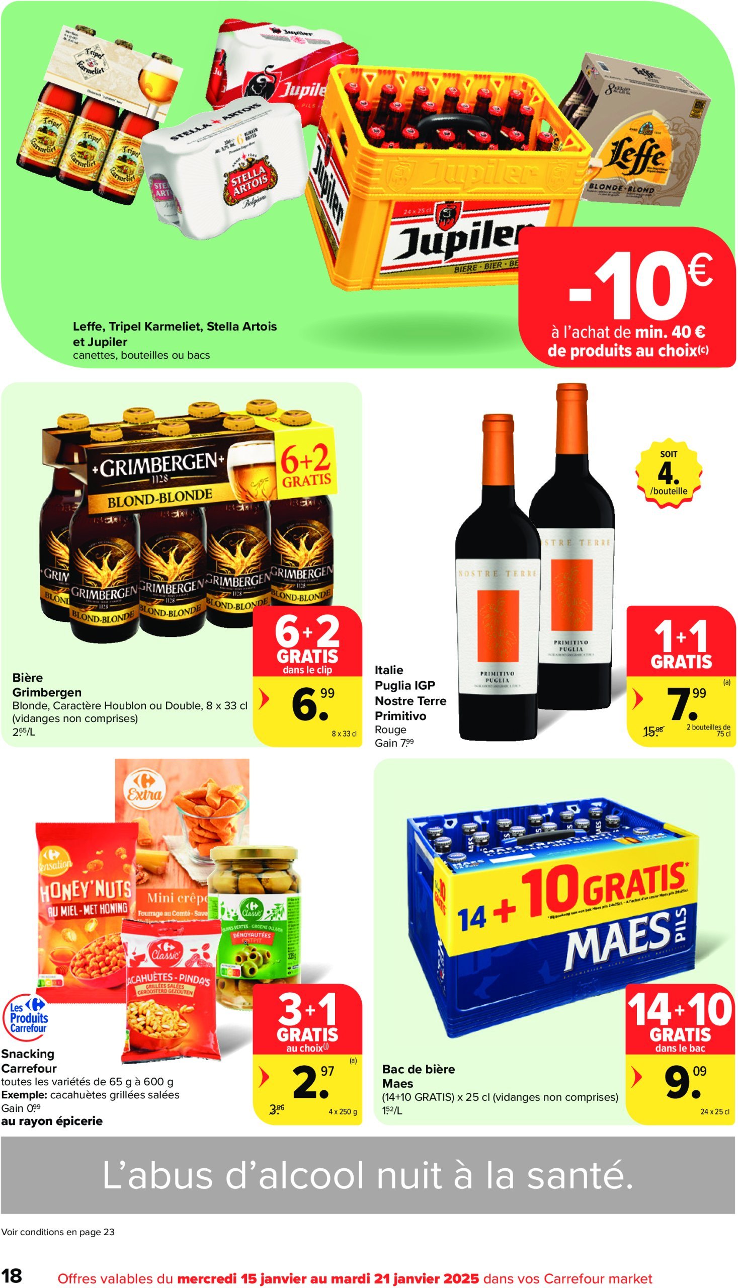 carrefour - Carrefour Market folder geldig vanaf 15/01 - 21/01 - page: 18