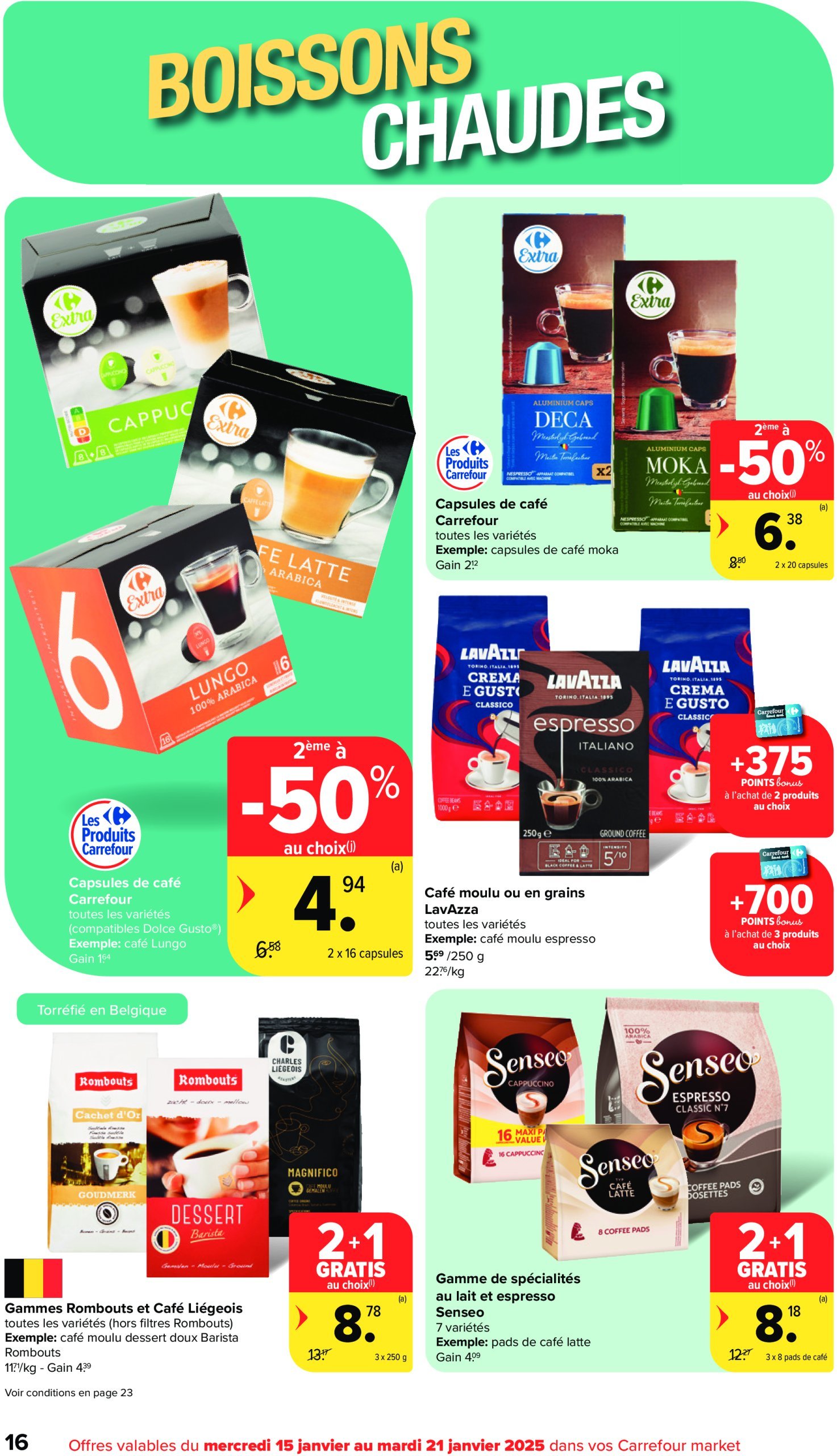 carrefour - Carrefour Market folder geldig vanaf 15/01 - 21/01 - page: 16