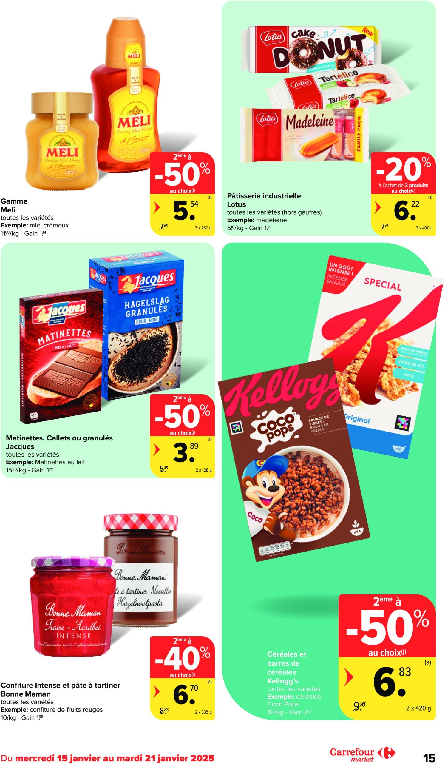 carrefour - Carrefour Market folder geldig vanaf 15/01 - 21/01 - page: 15