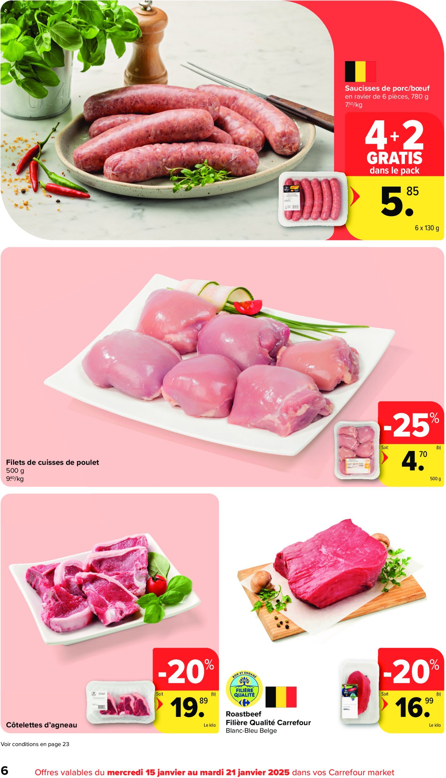 carrefour - Carrefour Market folder geldig vanaf 15/01 - 21/01 - page: 6