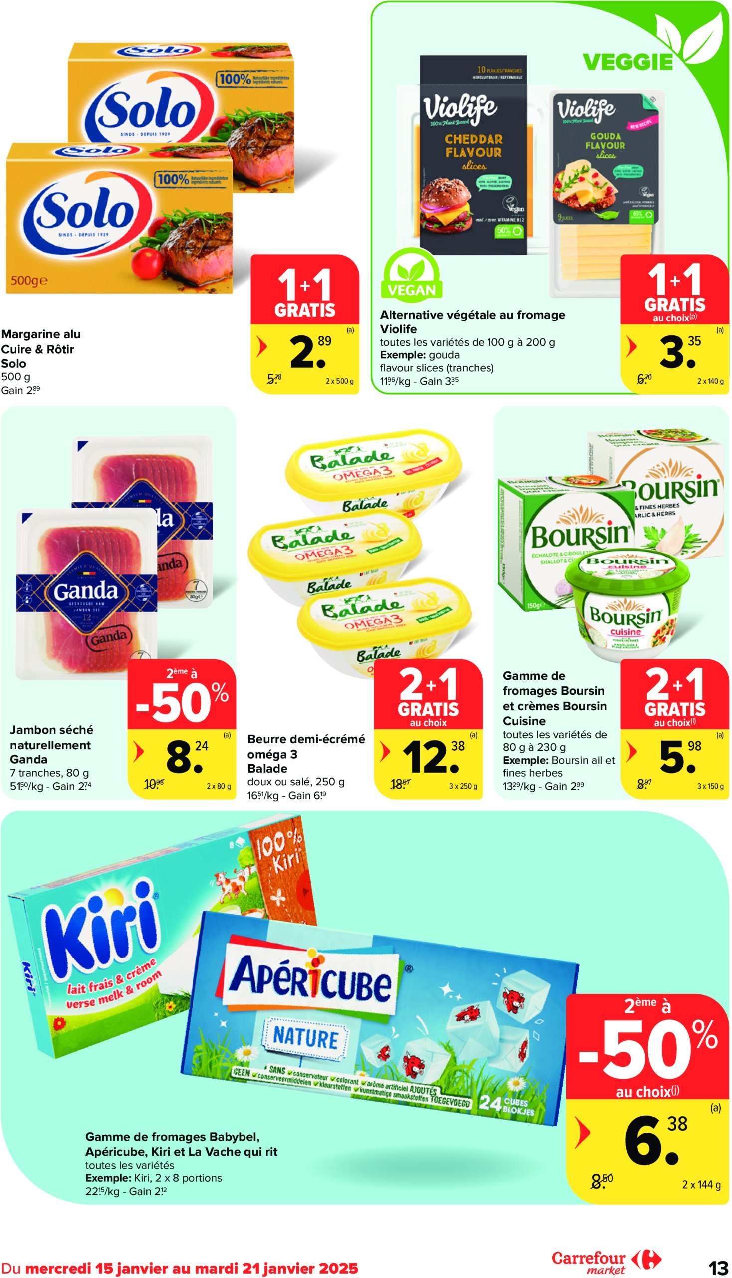 carrefour - Carrefour Market folder geldig vanaf 15/01 - 21/01 - page: 13