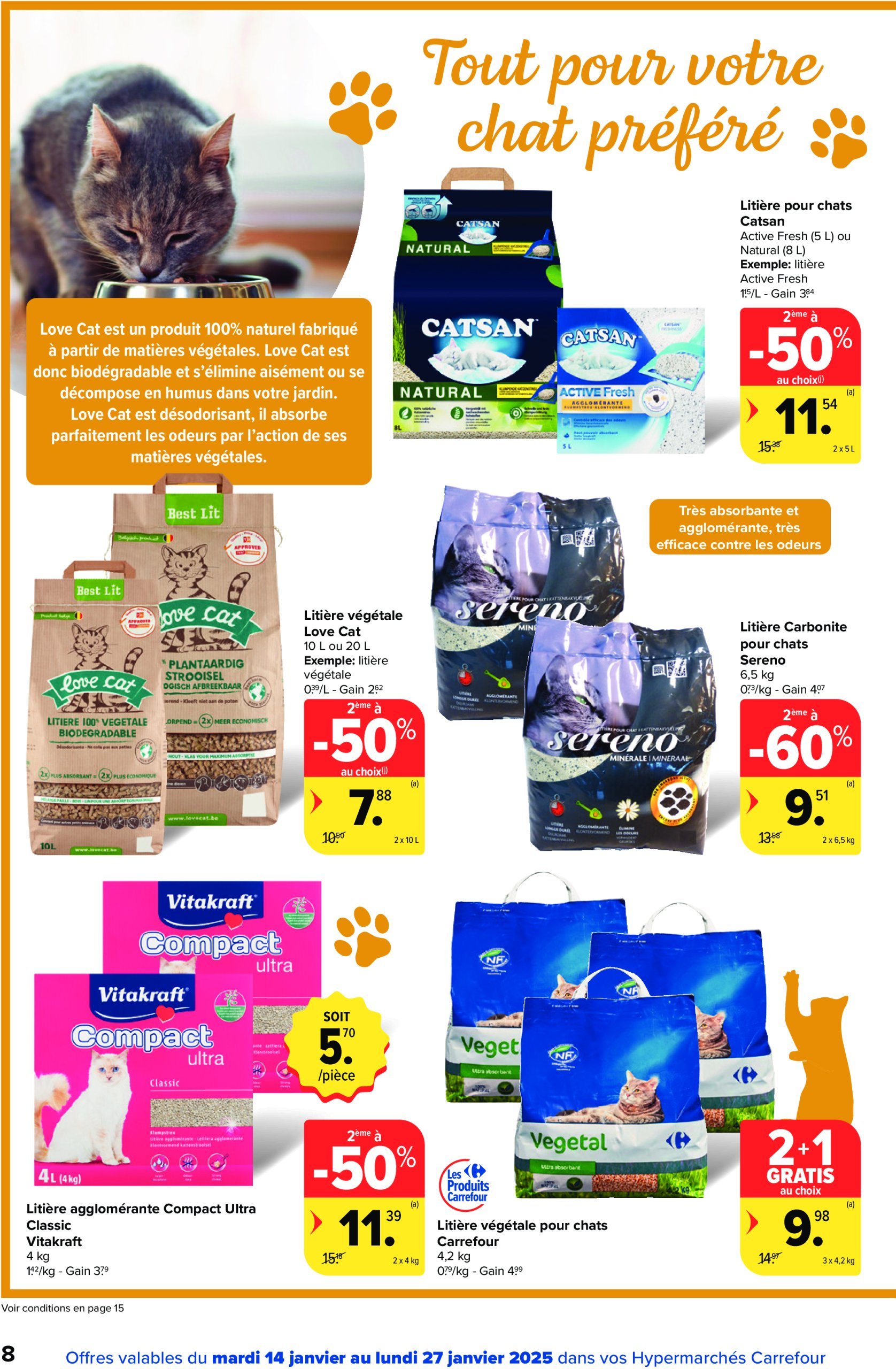 carrefour - Carrefour Hypermarchés folder geldig vanaf 14/01 - 27/01 - page: 8