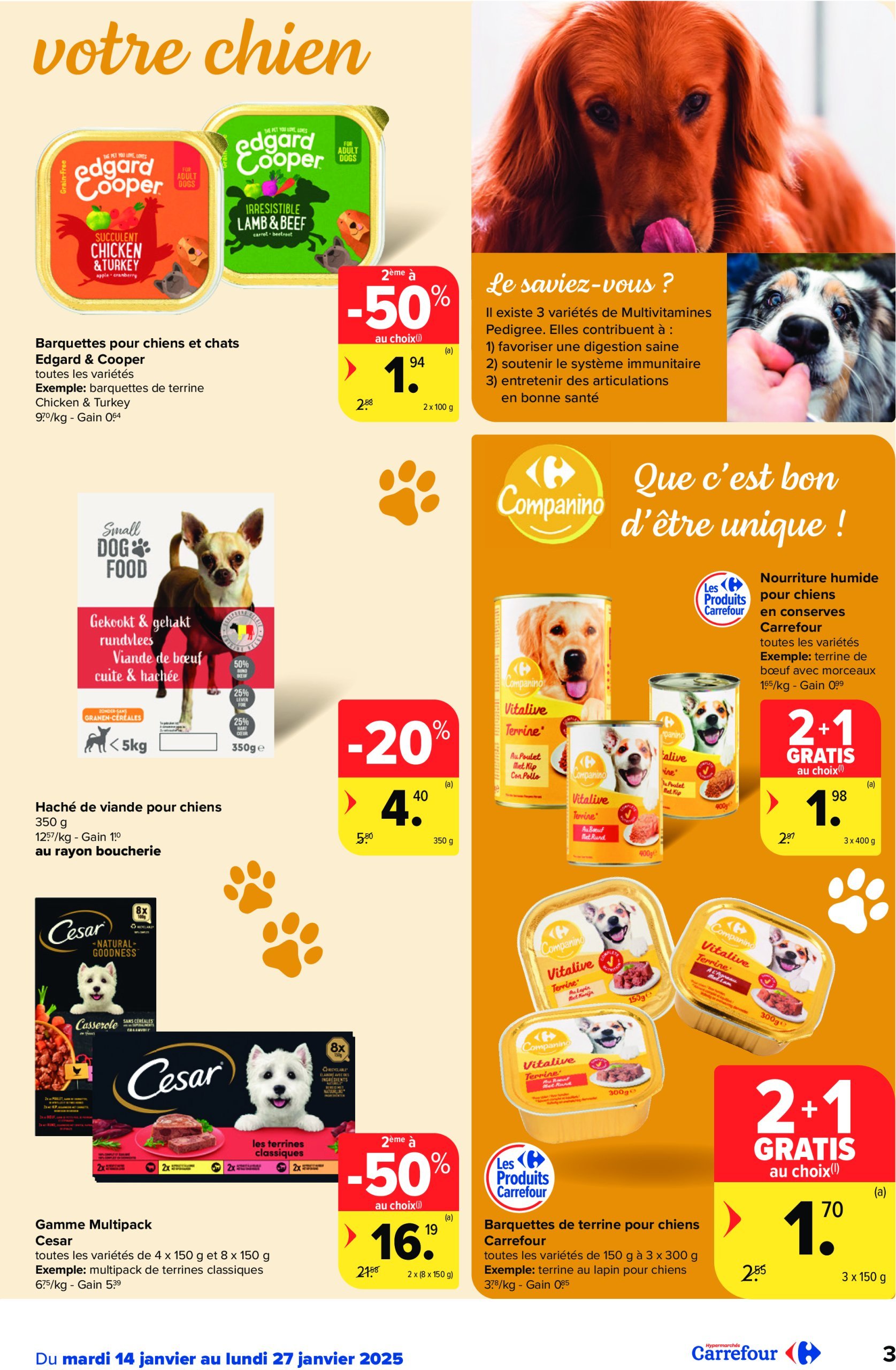 carrefour - Carrefour Hypermarchés folder geldig vanaf 14/01 - 27/01 - page: 3