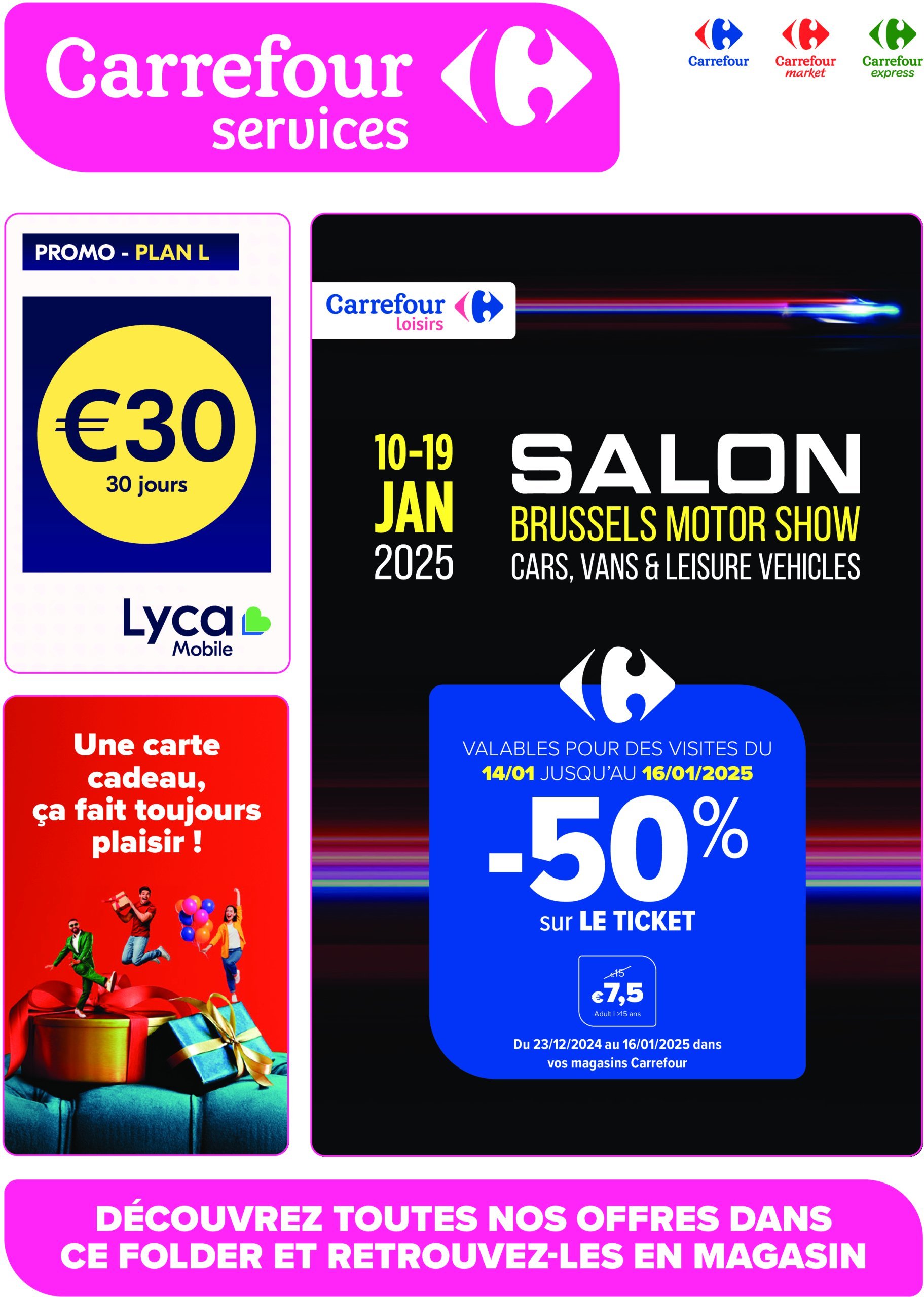 carrefour - Carrefour services folder geldig vanaf 06/01 - 26/01