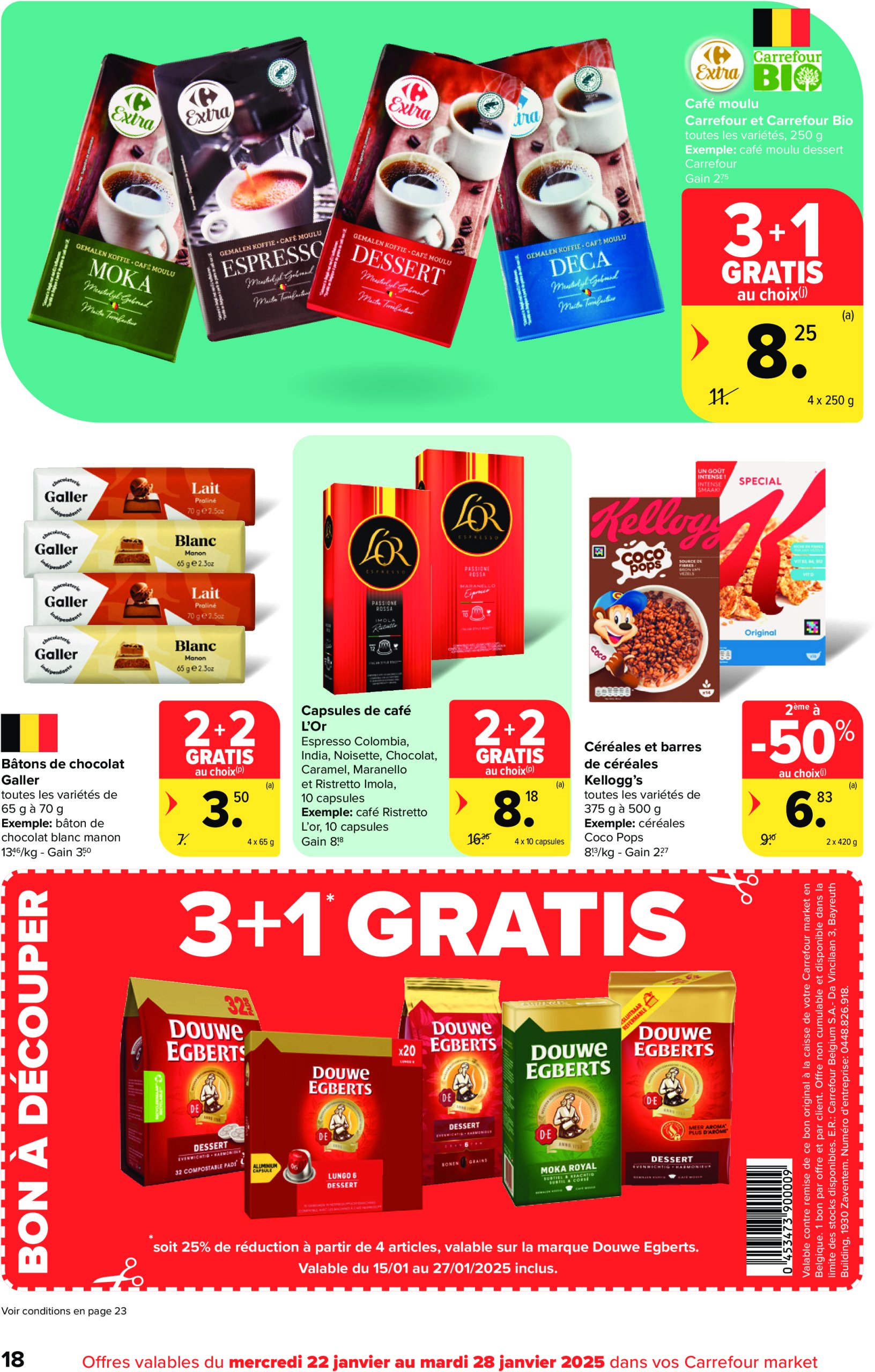 carrefour - Carrefour Market folder geldig vanaf 22/01 - 28/01 - page: 18