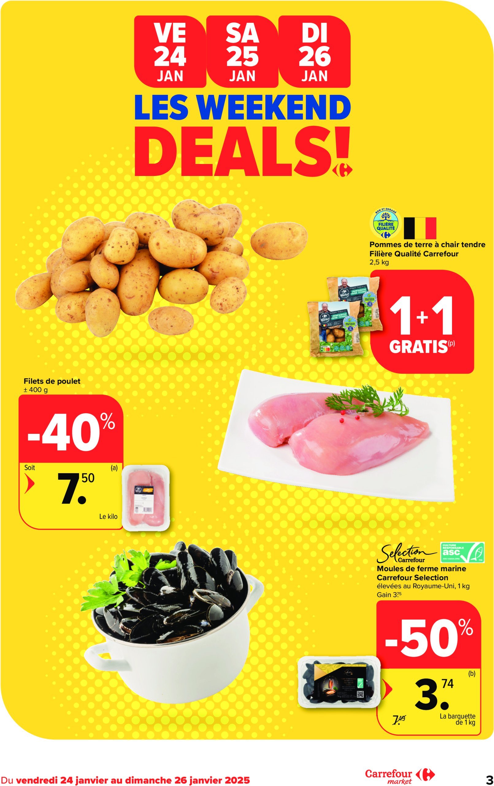 carrefour - Carrefour Market folder geldig vanaf 22/01 - 28/01 - page: 3