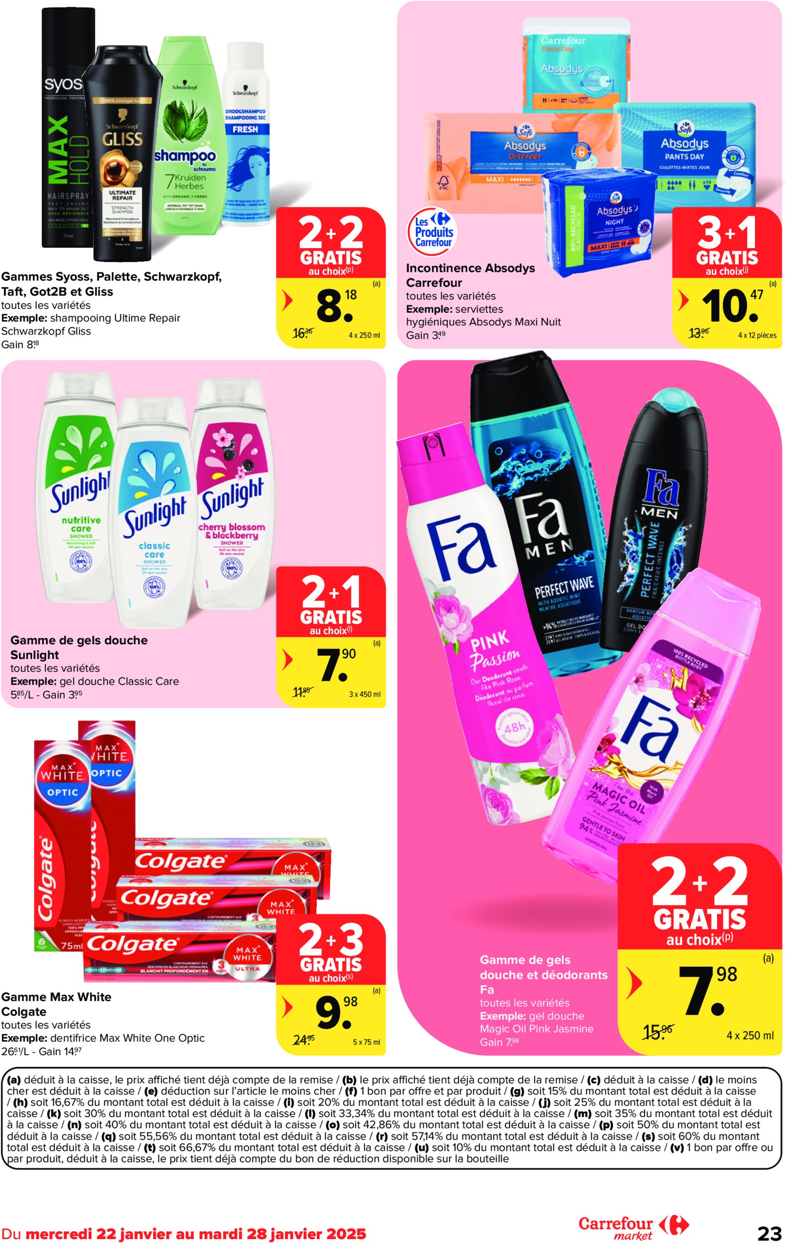 carrefour - Carrefour Market folder geldig vanaf 22/01 - 28/01 - page: 23