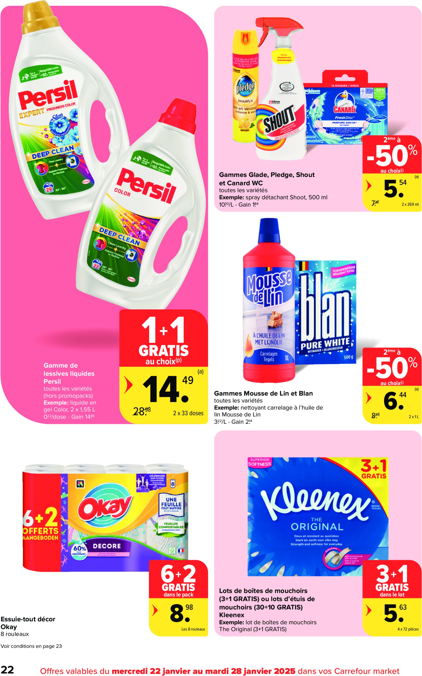 carrefour - Carrefour Market folder geldig vanaf 22/01 - 28/01 - page: 22