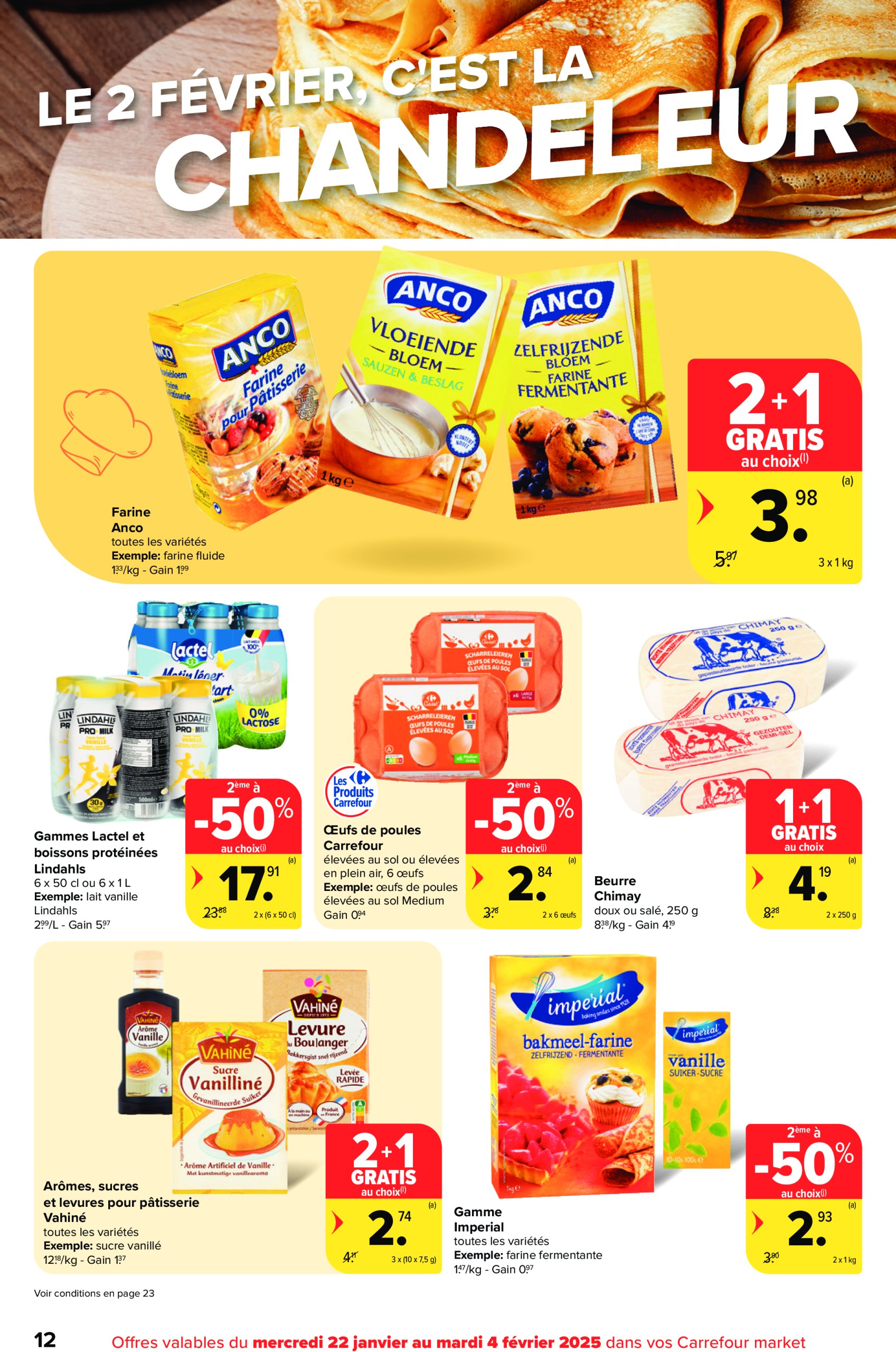 carrefour - Carrefour Market folder geldig vanaf 22/01 - 28/01 - page: 12