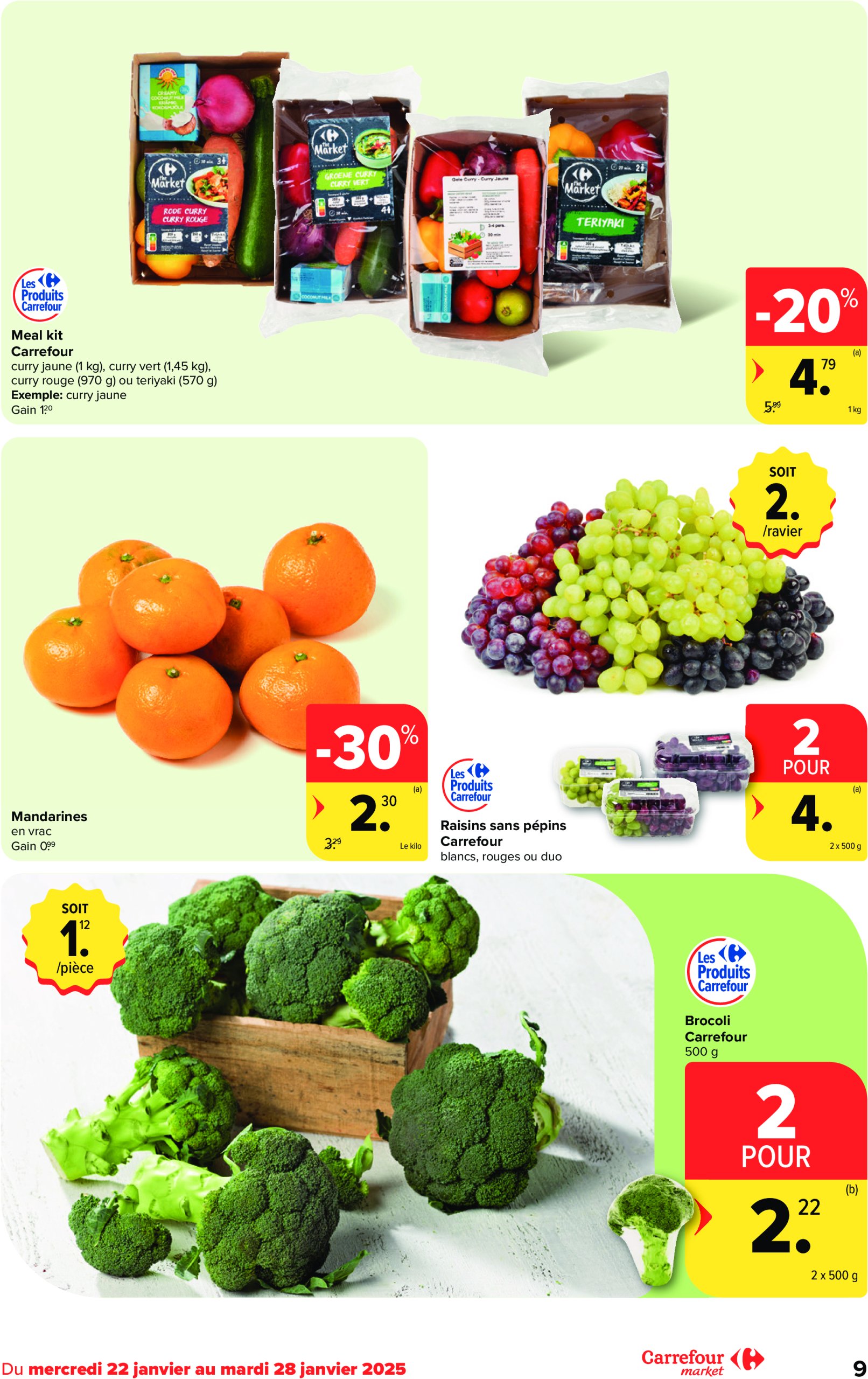 carrefour - Carrefour Market folder geldig vanaf 22/01 - 28/01 - page: 9