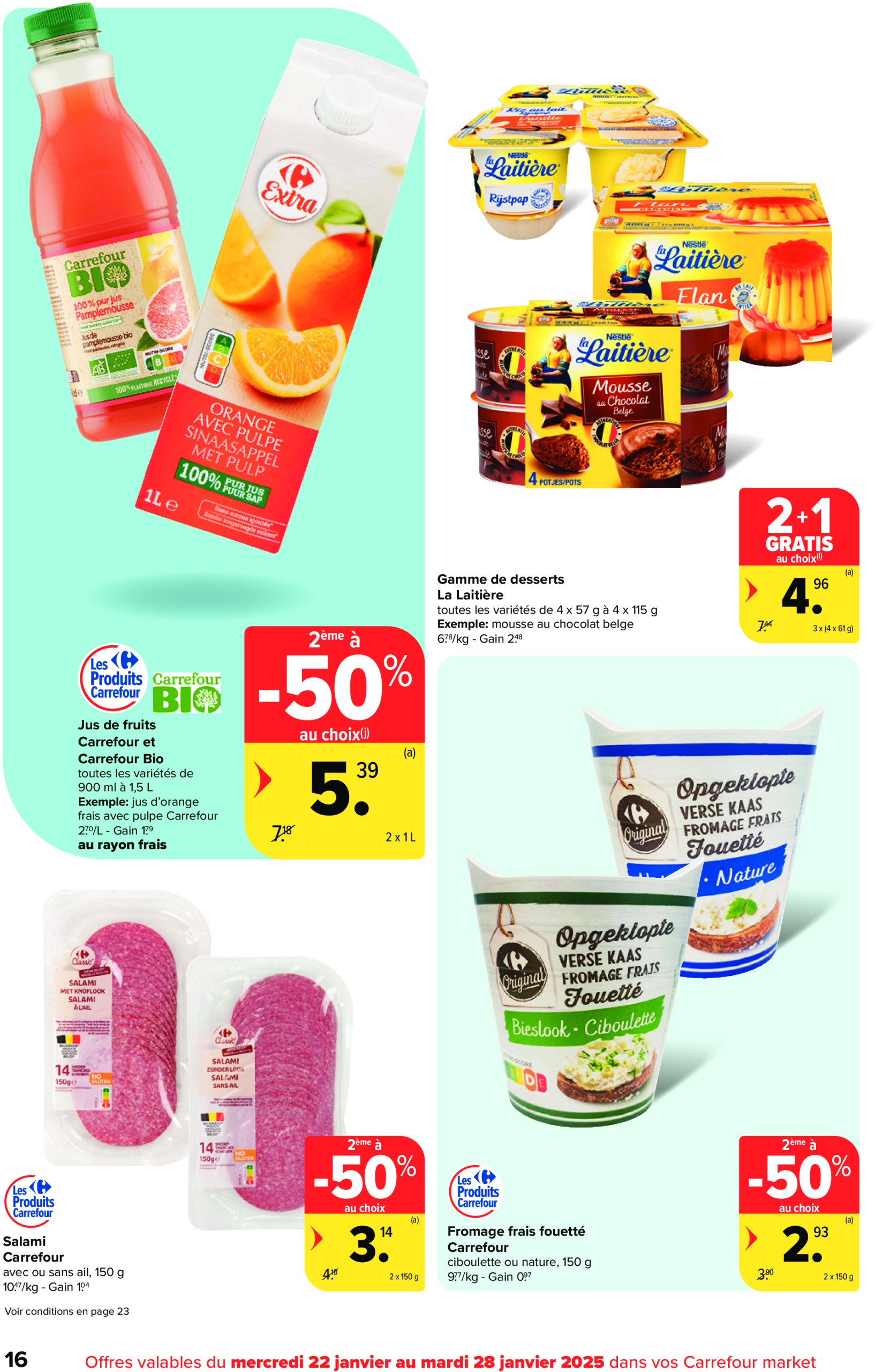 carrefour - Carrefour Market folder geldig vanaf 22/01 - 28/01 - page: 16