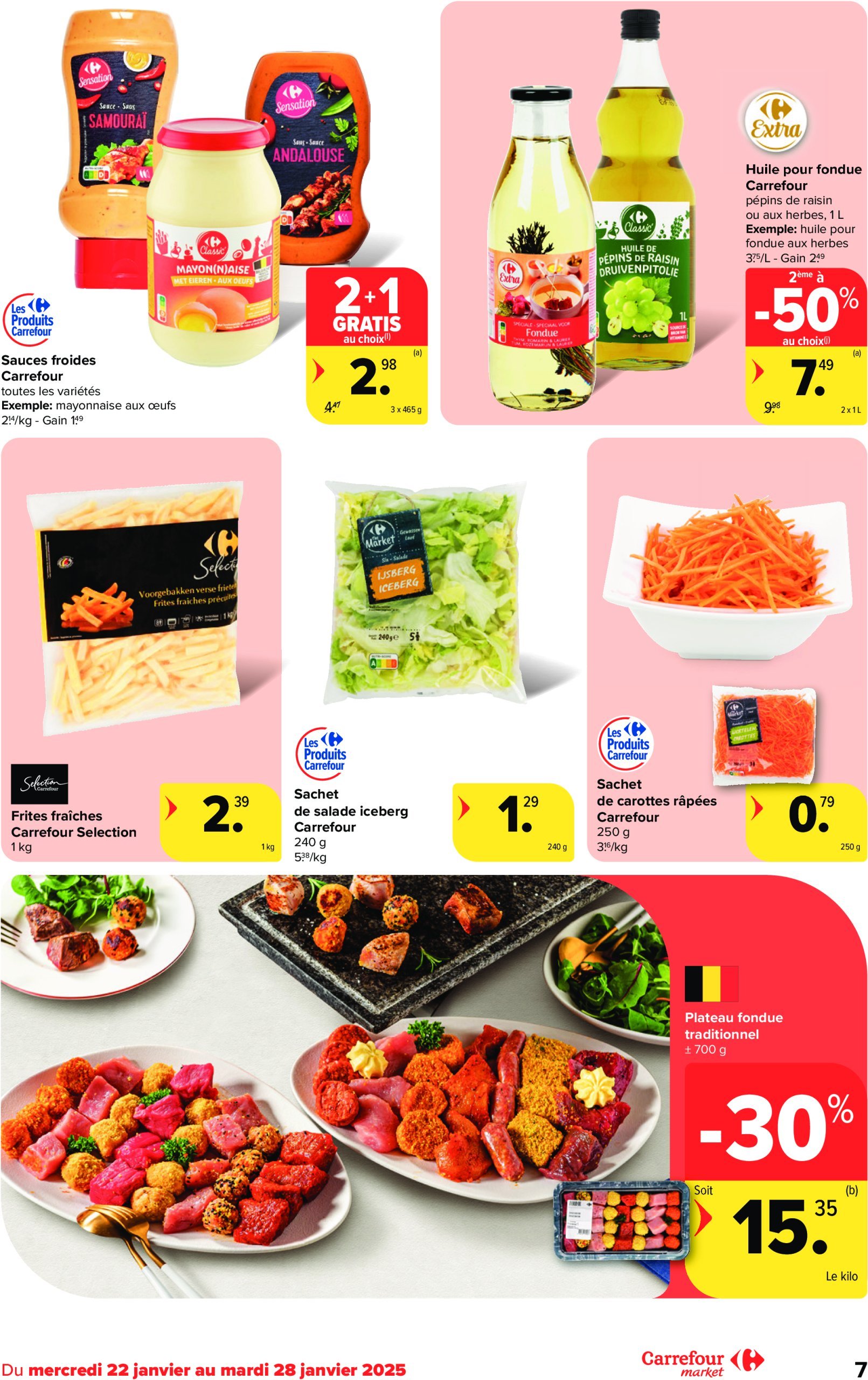 carrefour - Carrefour Market folder geldig vanaf 22/01 - 28/01 - page: 7