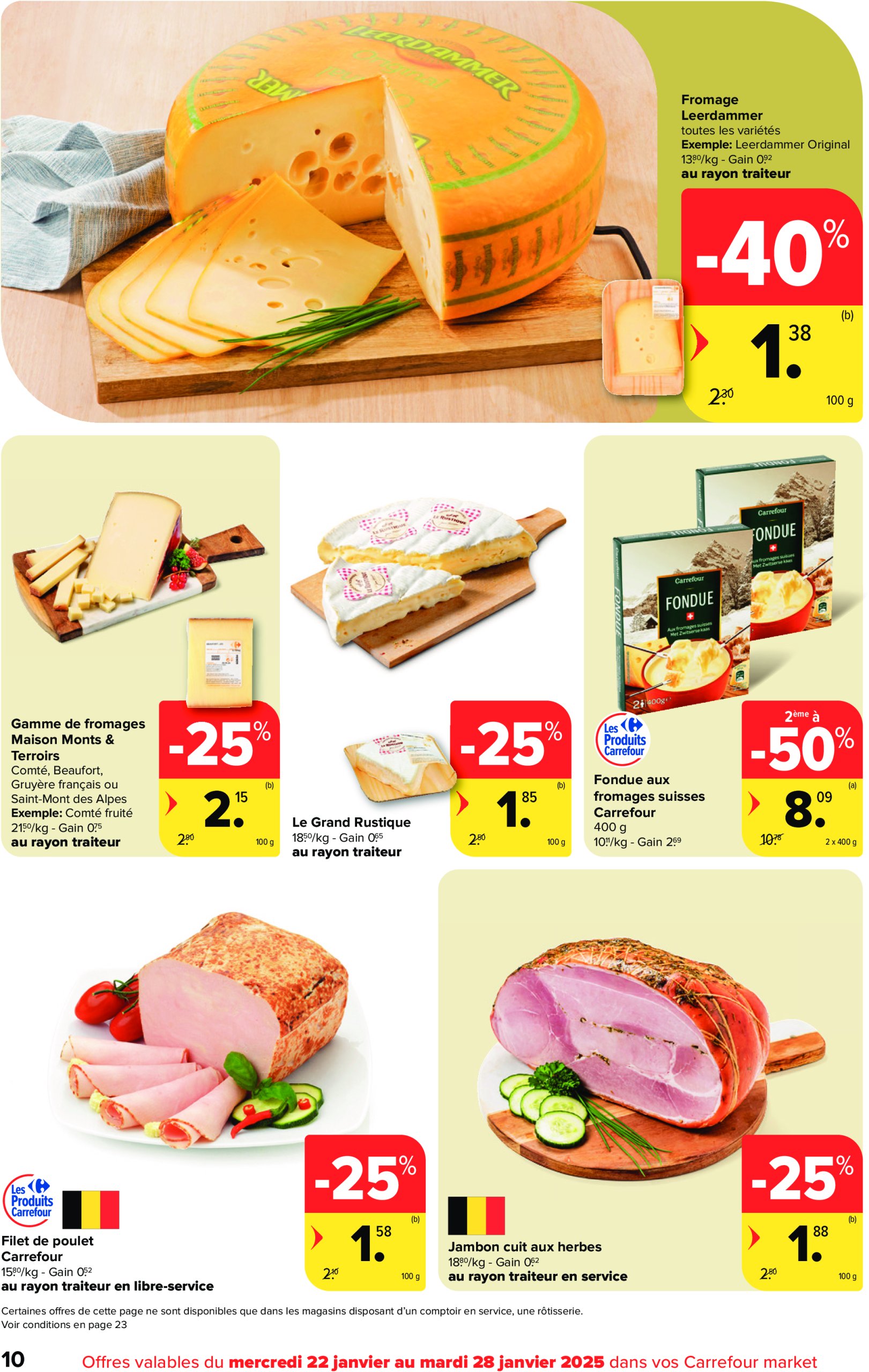 carrefour - Carrefour Market folder geldig vanaf 22/01 - 28/01 - page: 10