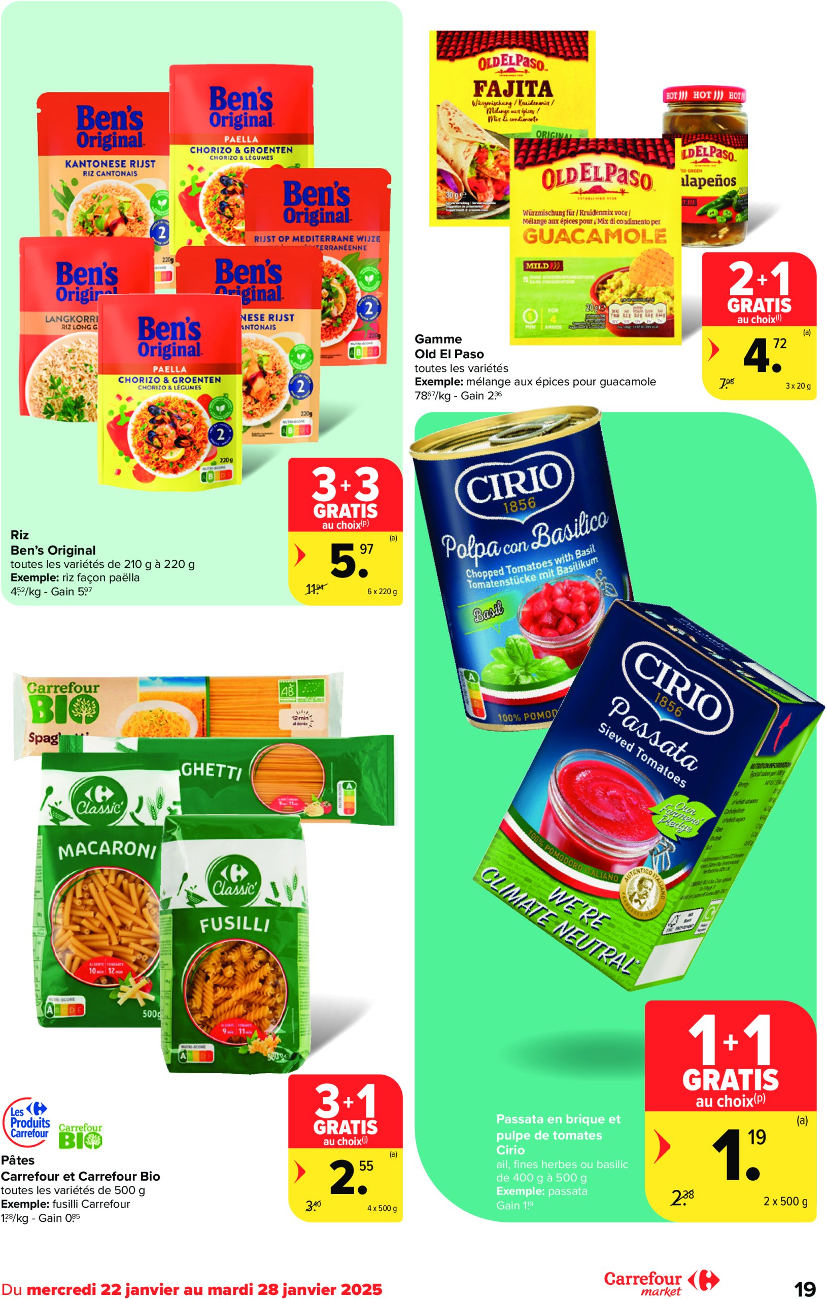 carrefour - Carrefour Market folder geldig vanaf 22/01 - 28/01 - page: 19