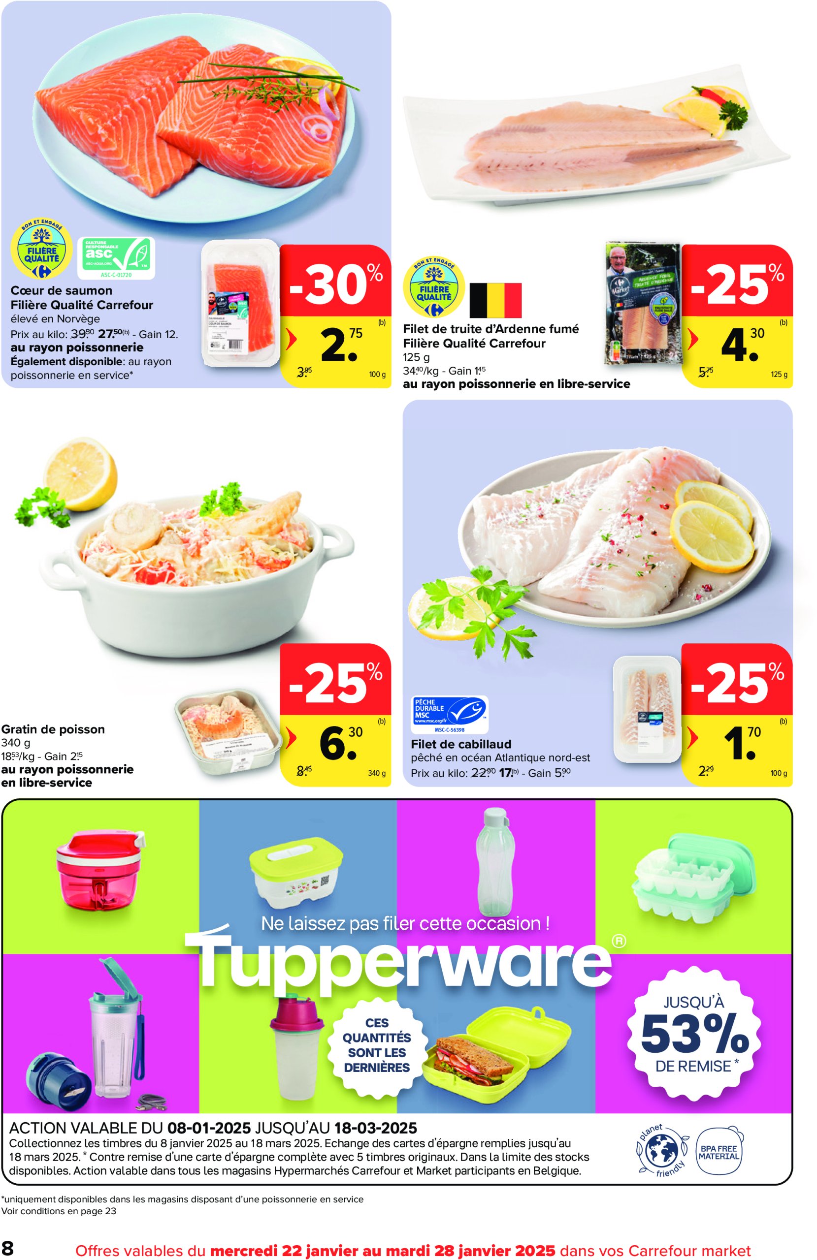 carrefour - Carrefour Market folder geldig vanaf 22/01 - 28/01 - page: 8