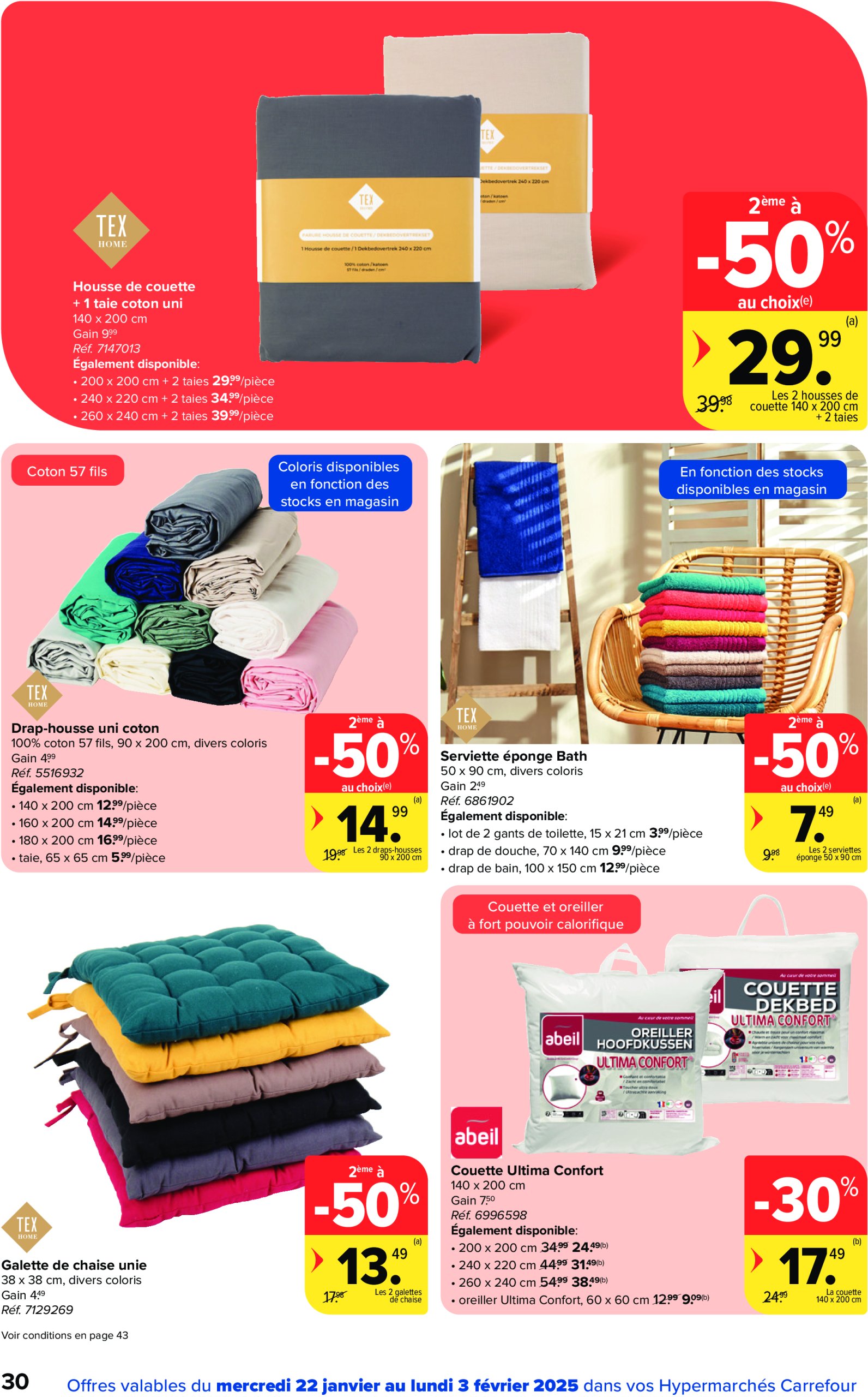 carrefour - Carrefour Hypermarchés folder geldig vanaf 22/01 - 03/02 - page: 30