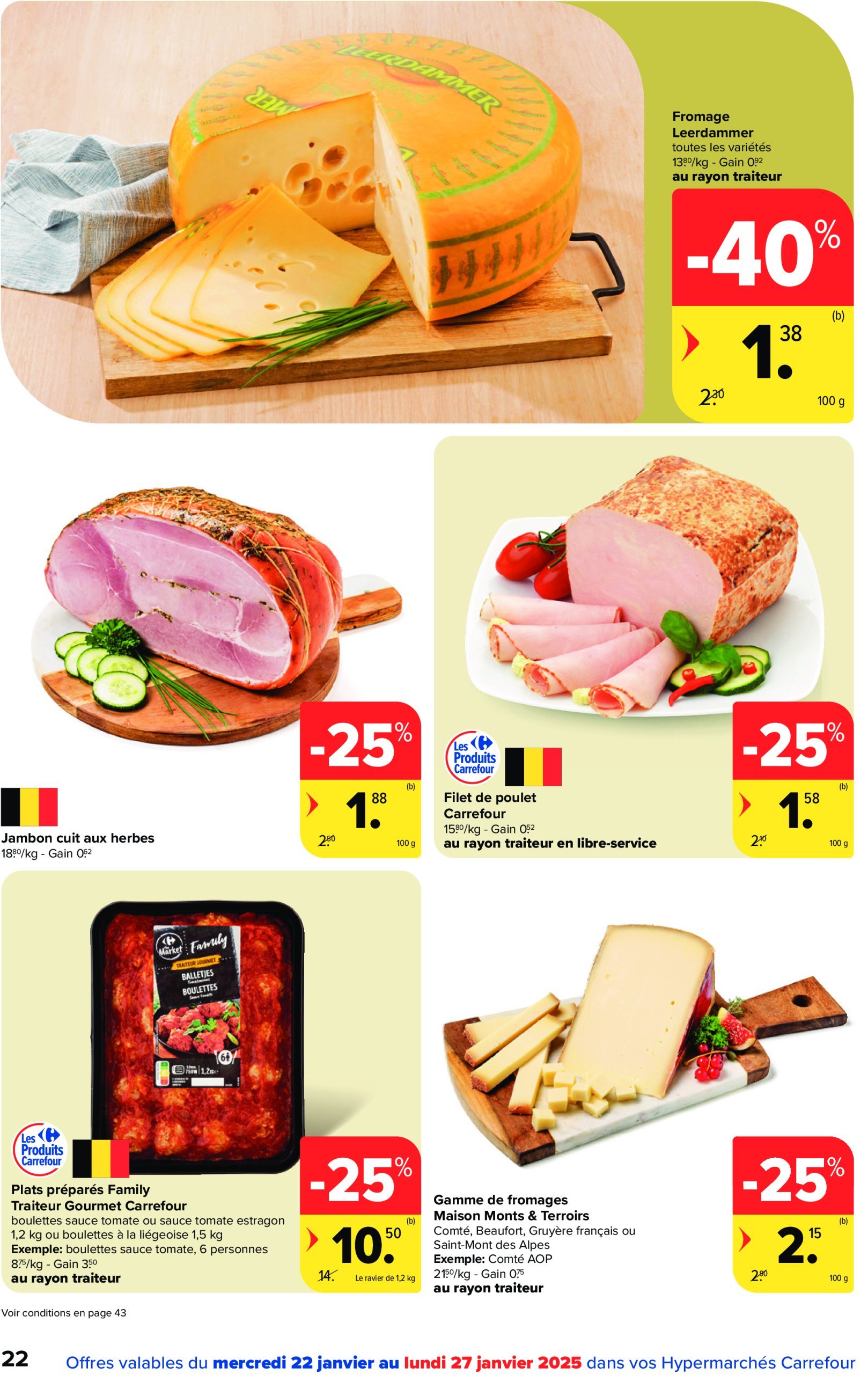 carrefour - Carrefour Hypermarchés folder geldig vanaf 22/01 - 03/02 - page: 22