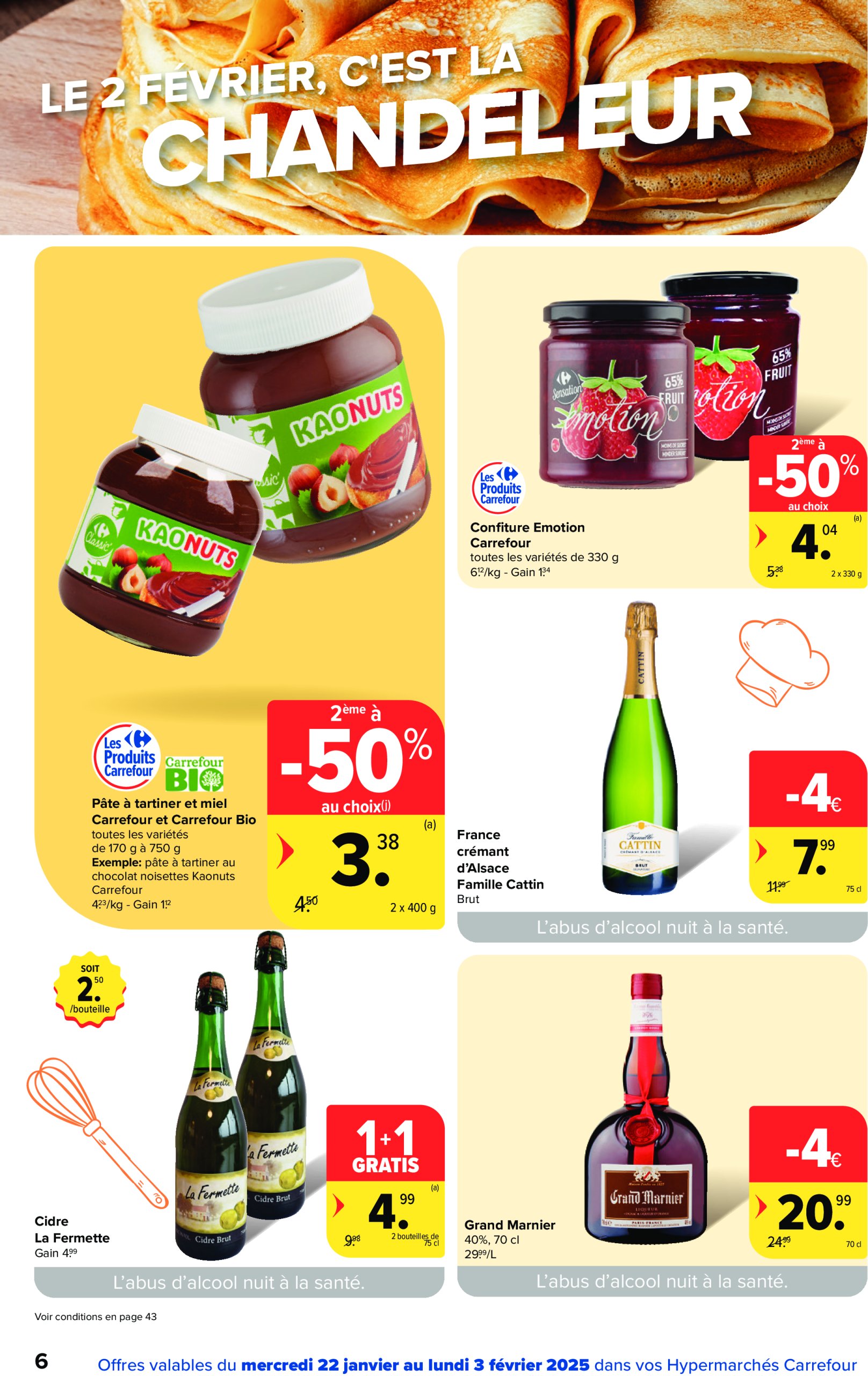 carrefour - Carrefour Hypermarchés folder geldig vanaf 22/01 - 03/02 - page: 6