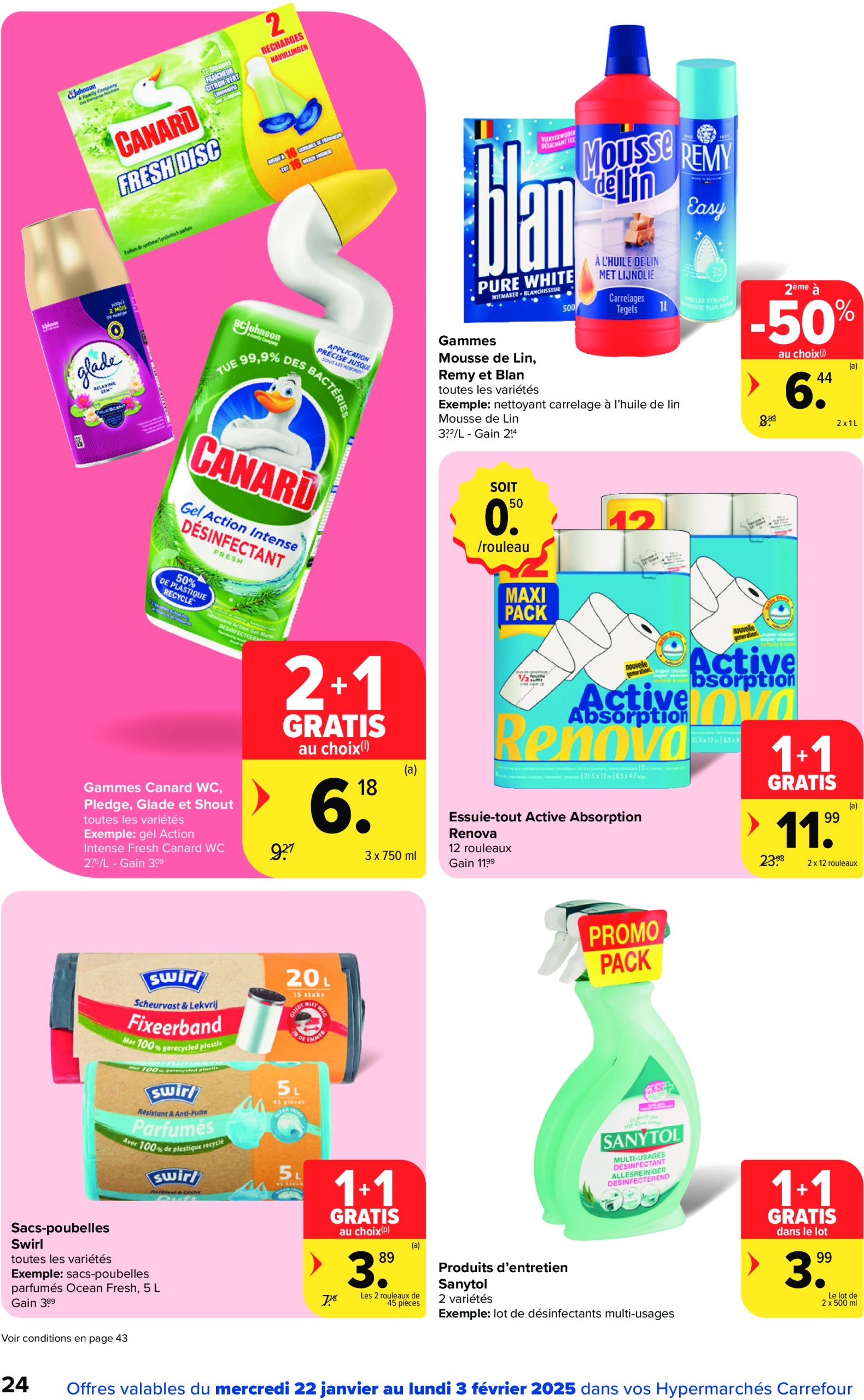 carrefour - Carrefour Hypermarchés folder geldig vanaf 22/01 - 03/02 - page: 24