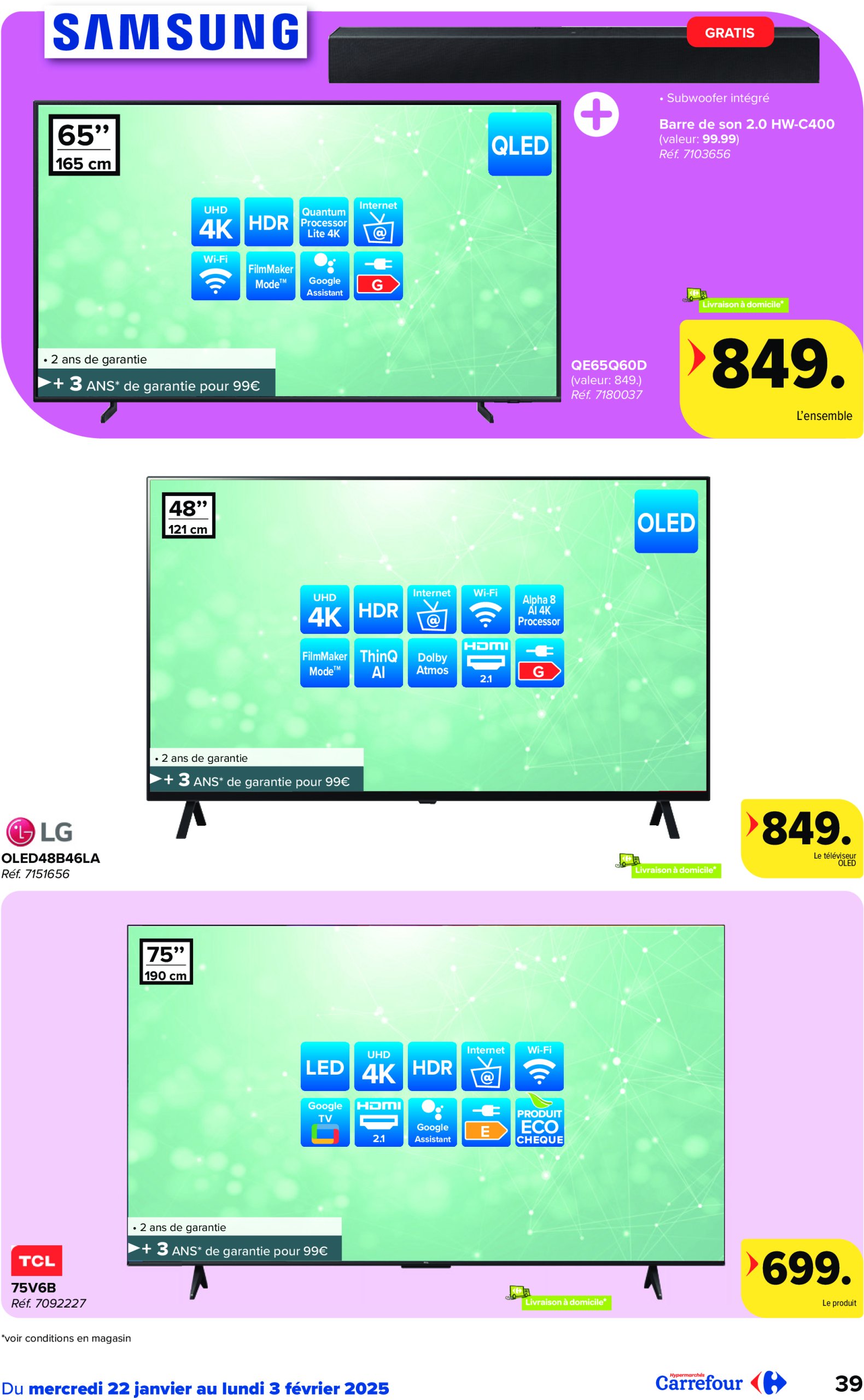 carrefour - Carrefour Hypermarchés folder geldig vanaf 22/01 - 03/02 - page: 39