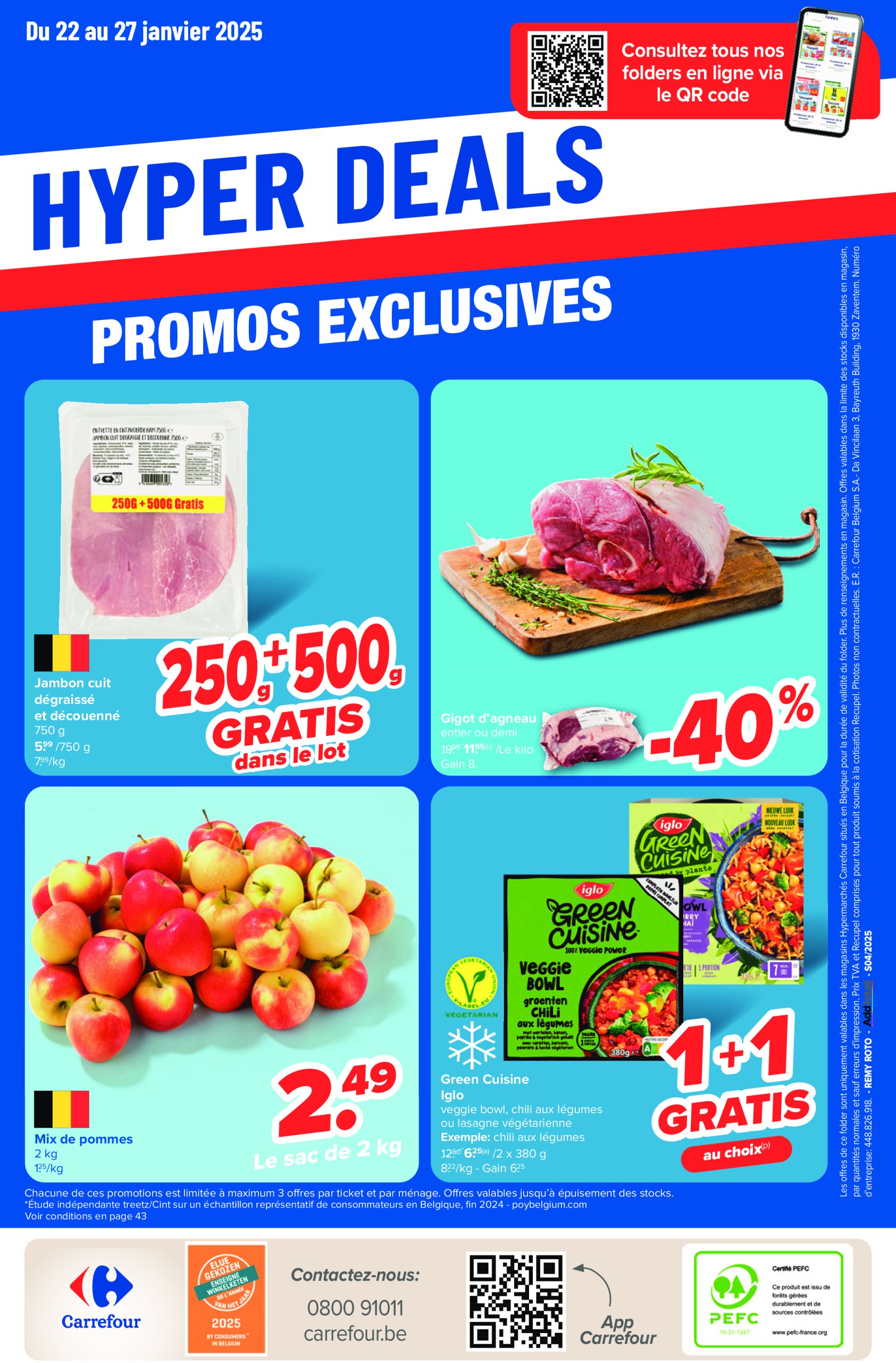 carrefour - Carrefour Hypermarchés folder geldig vanaf 22/01 - 03/02 - page: 44