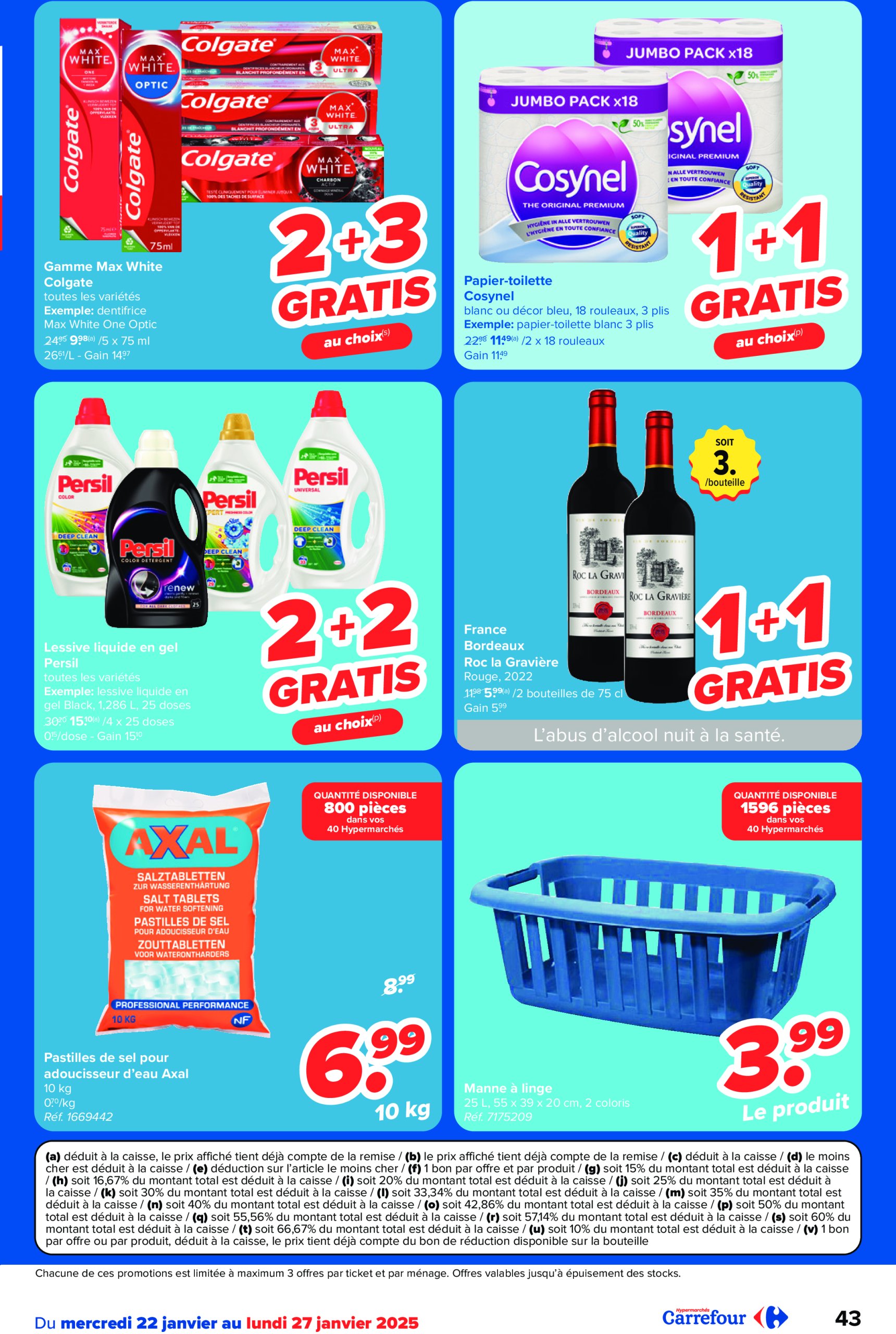 carrefour - Carrefour Hypermarchés folder geldig vanaf 22/01 - 03/02 - page: 43