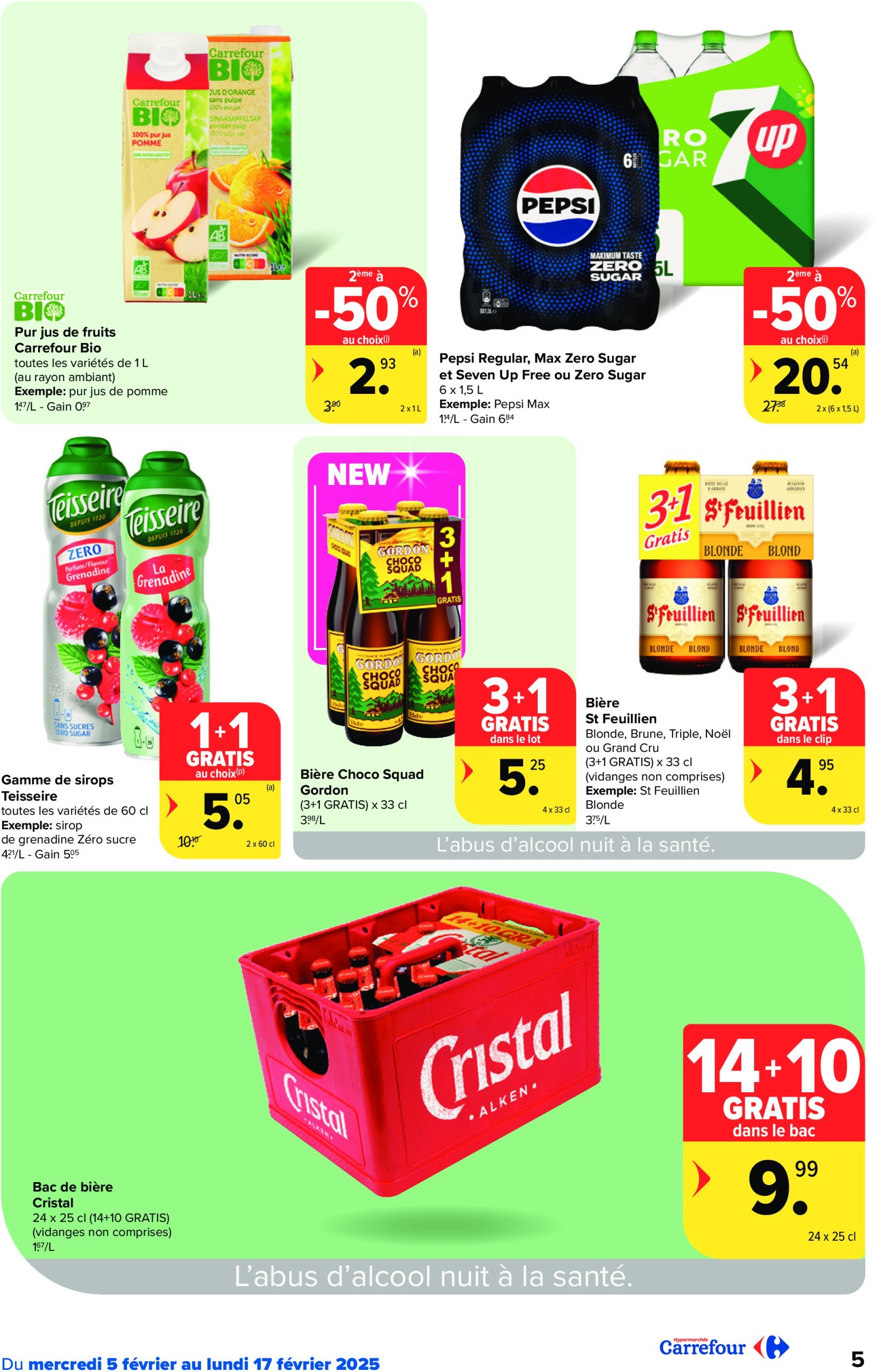 carrefour - Carrefour Hypermarchés folder geldig vanaf 05/02 - 17/02 - page: 5