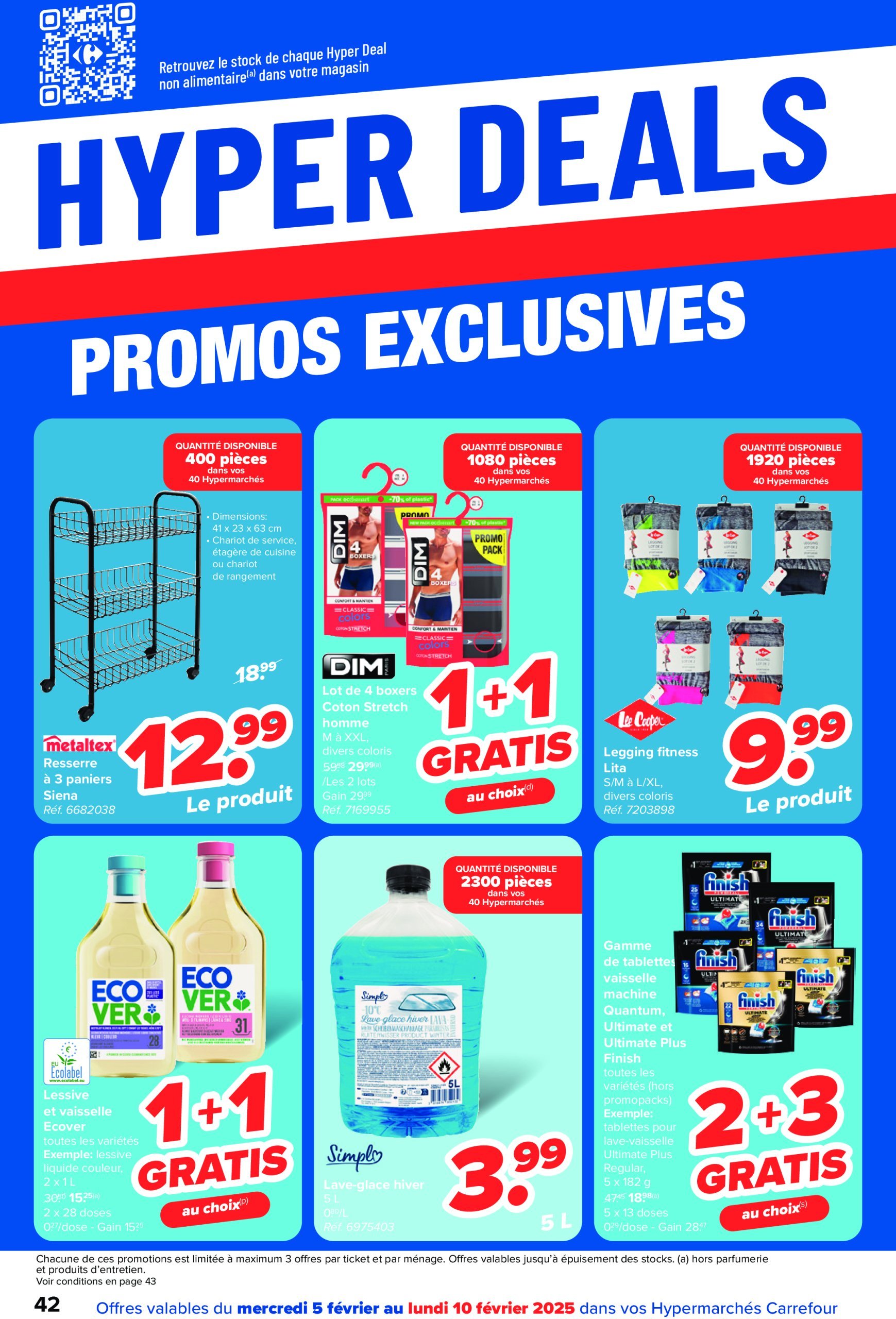 carrefour - Carrefour Hypermarchés folder geldig vanaf 05/02 - 17/02 - page: 42