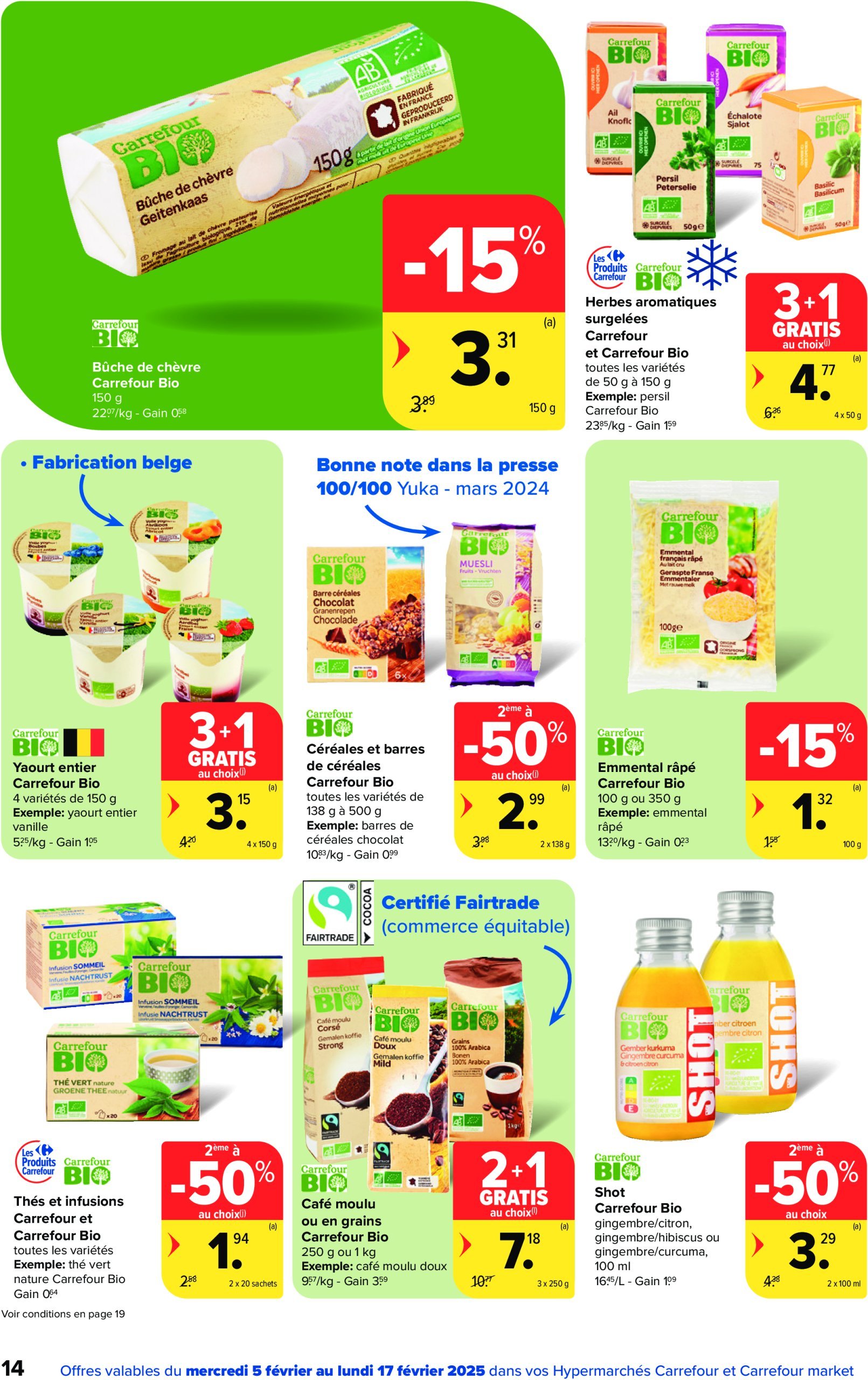 carrefour - Carrefour - Act for food folder geldig vanaf 05/02 - 17/02 - page: 14