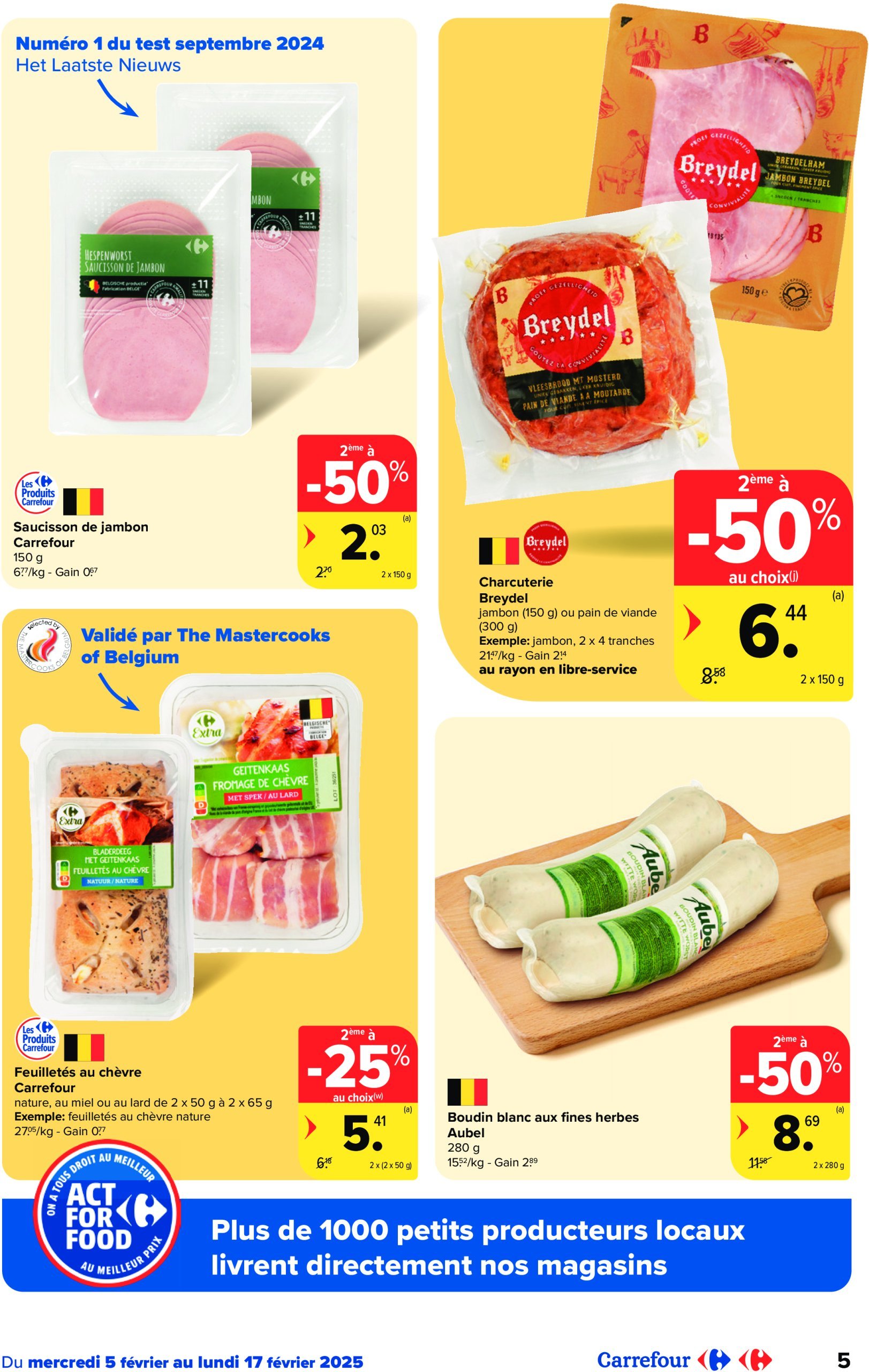 carrefour - Carrefour - Act for food folder geldig vanaf 05/02 - 17/02 - page: 5