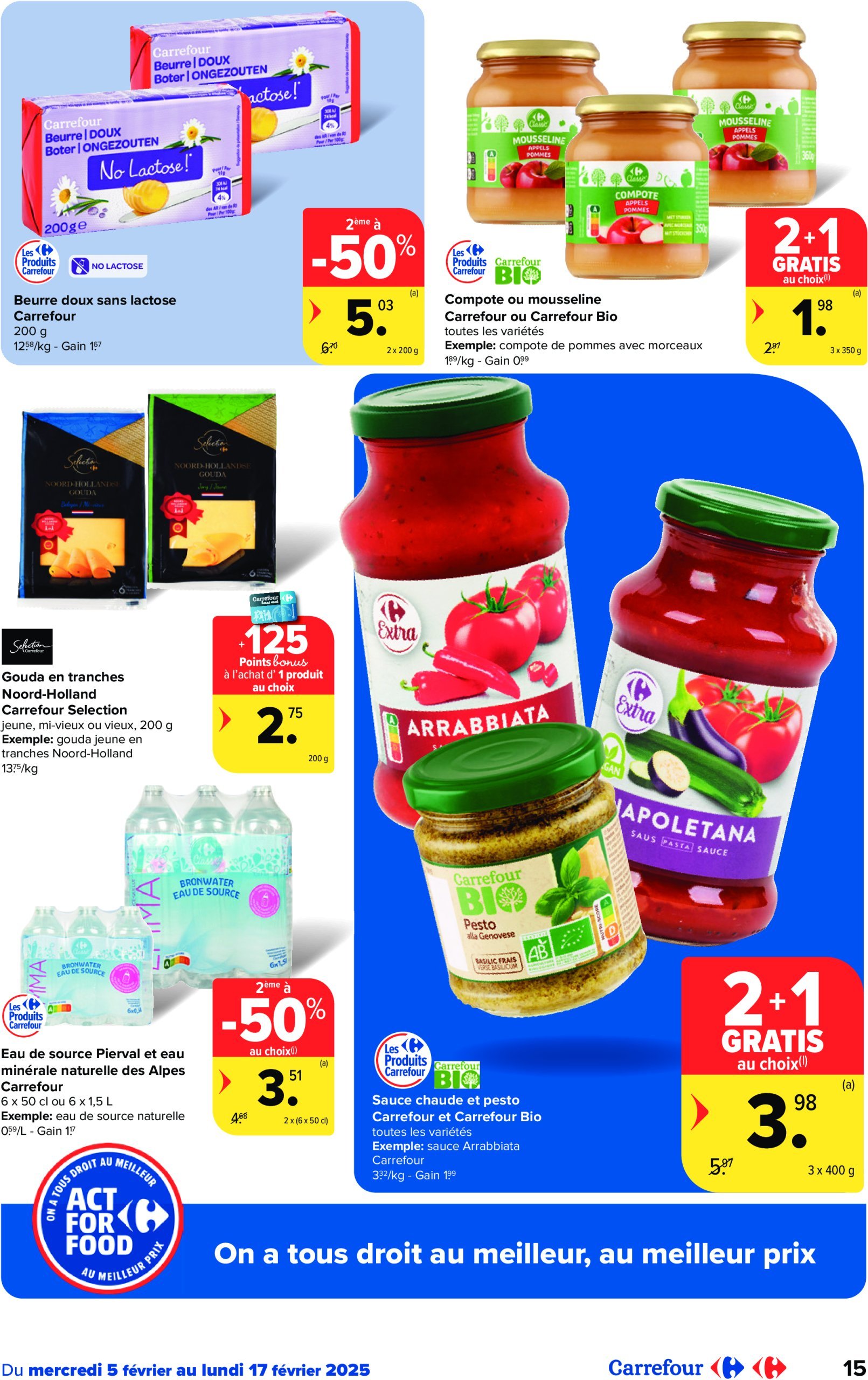 carrefour - Carrefour - Act for food folder geldig vanaf 05/02 - 17/02 - page: 15