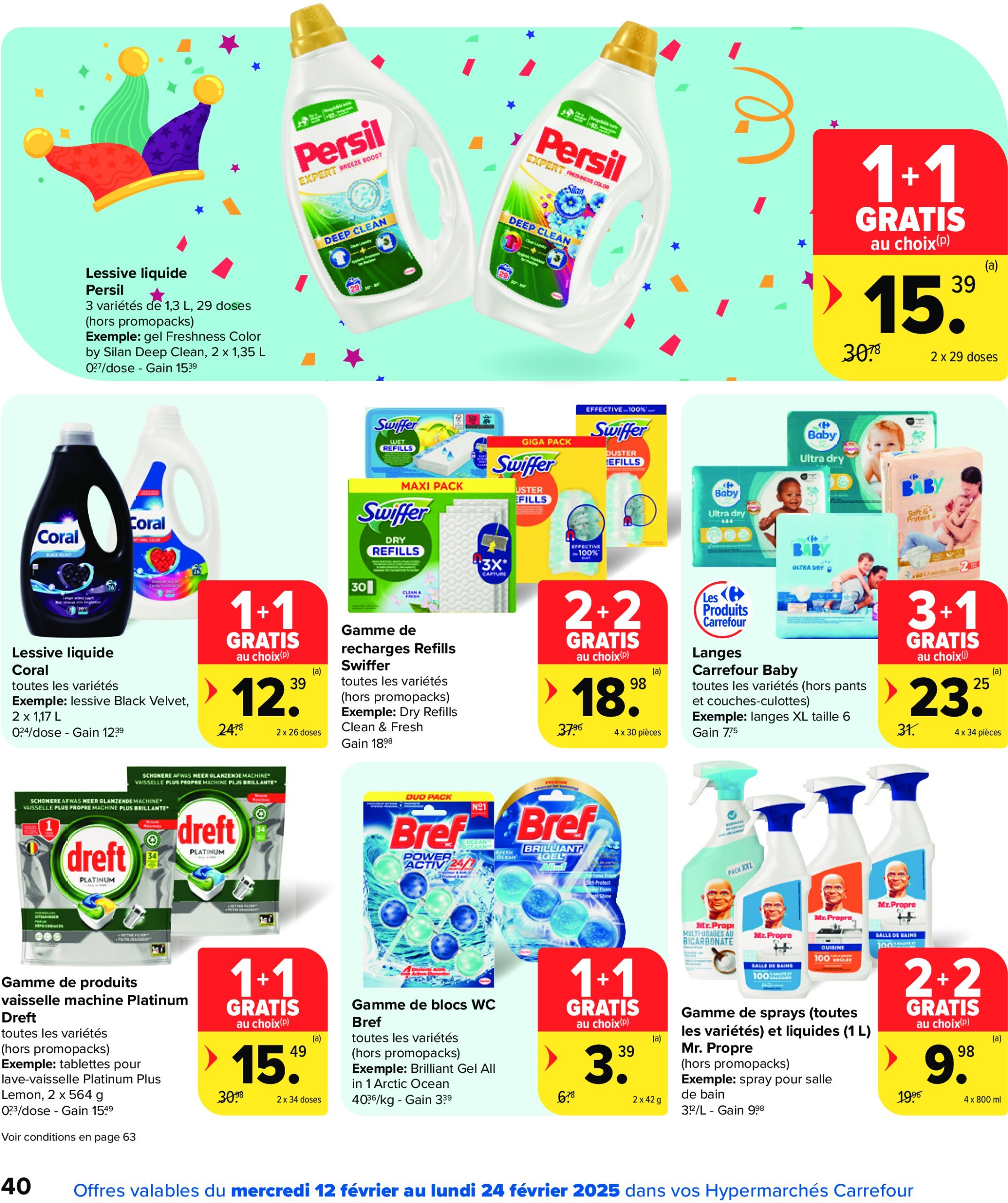 carrefour - Carrefour Hypermarchés folder geldig vanaf 12/02 - 24/02 - page: 40