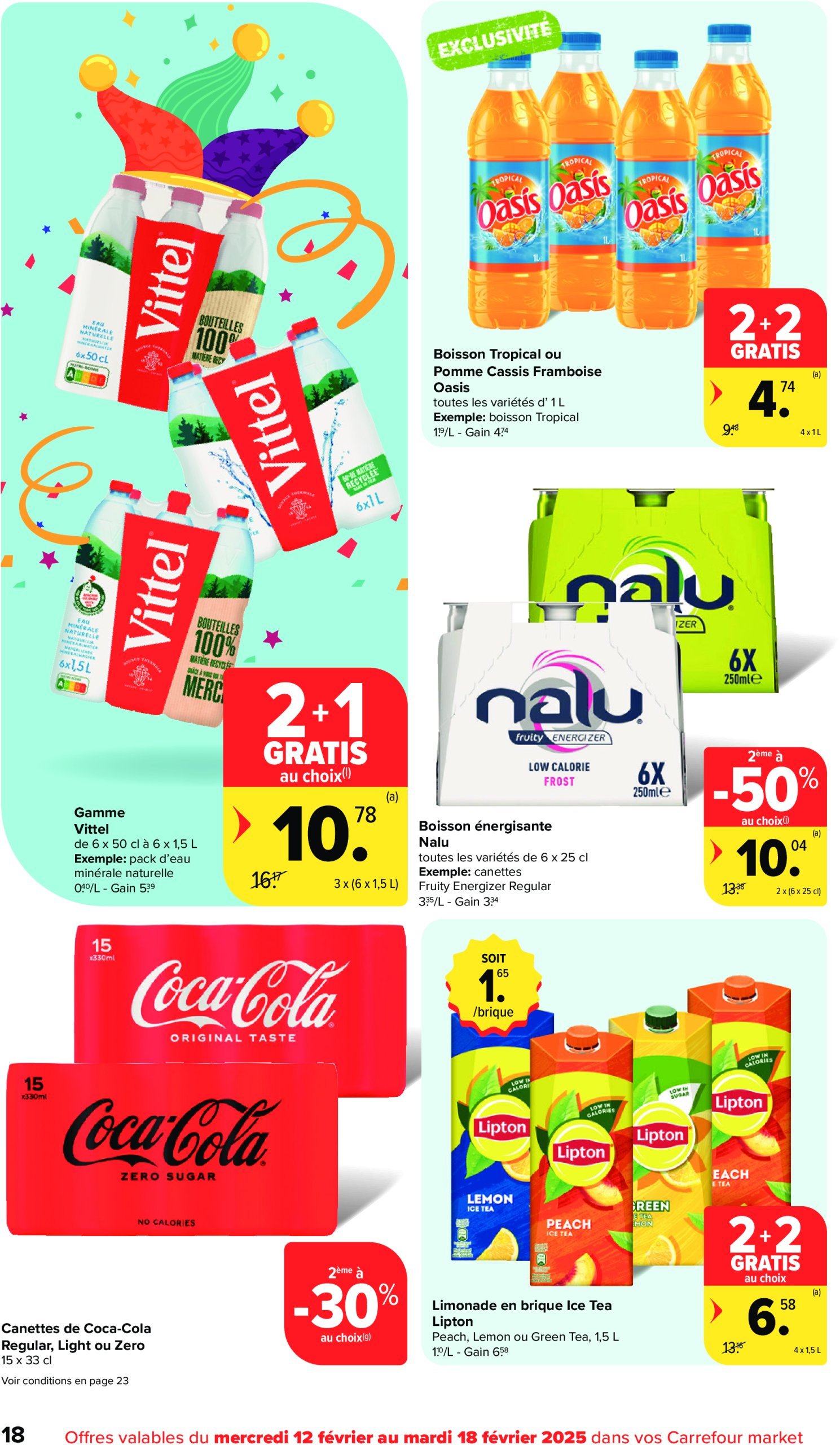 carrefour - Carrefour Market folder geldig vanaf 12/02 - 18/02 - page: 18