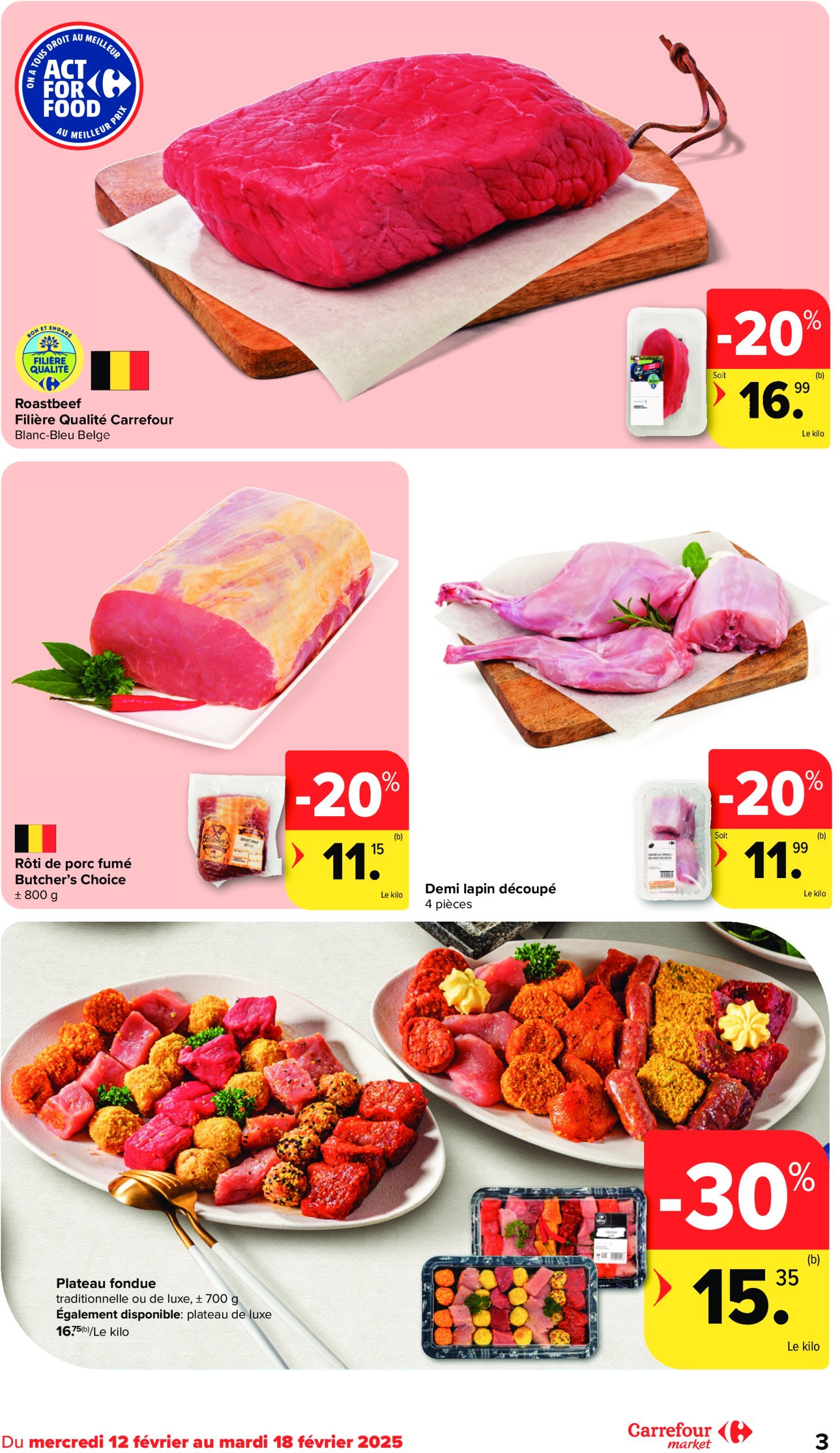 carrefour - Carrefour Market folder geldig vanaf 12/02 - 18/02 - page: 3