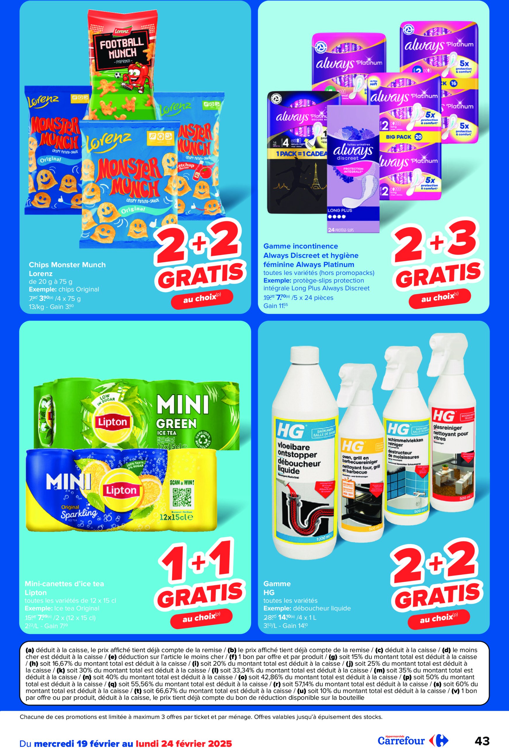 carrefour - Carrefour Hypermarchés folder geldig vanaf 19/02 - 03/03 - page: 43