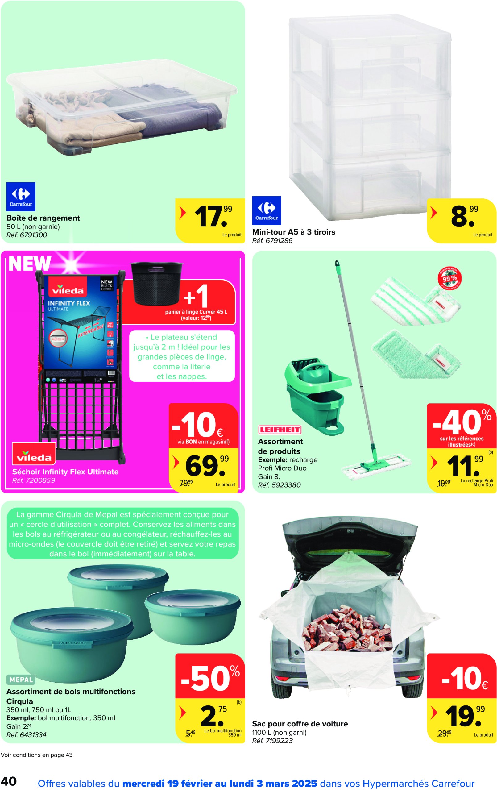 carrefour - Carrefour Hypermarchés folder geldig vanaf 19/02 - 03/03 - page: 40