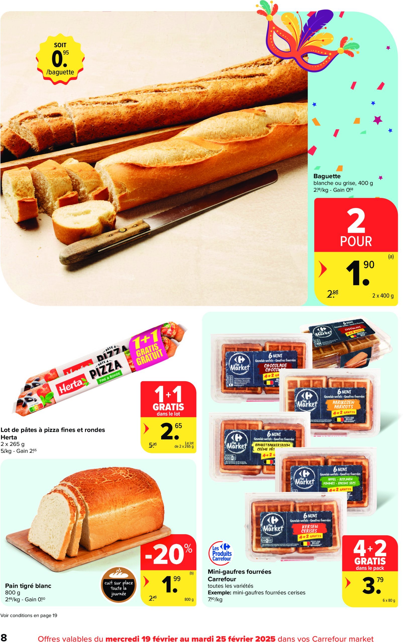 carrefour - Carrefour Market folder geldig vanaf 19/02 - 25/02 - page: 8