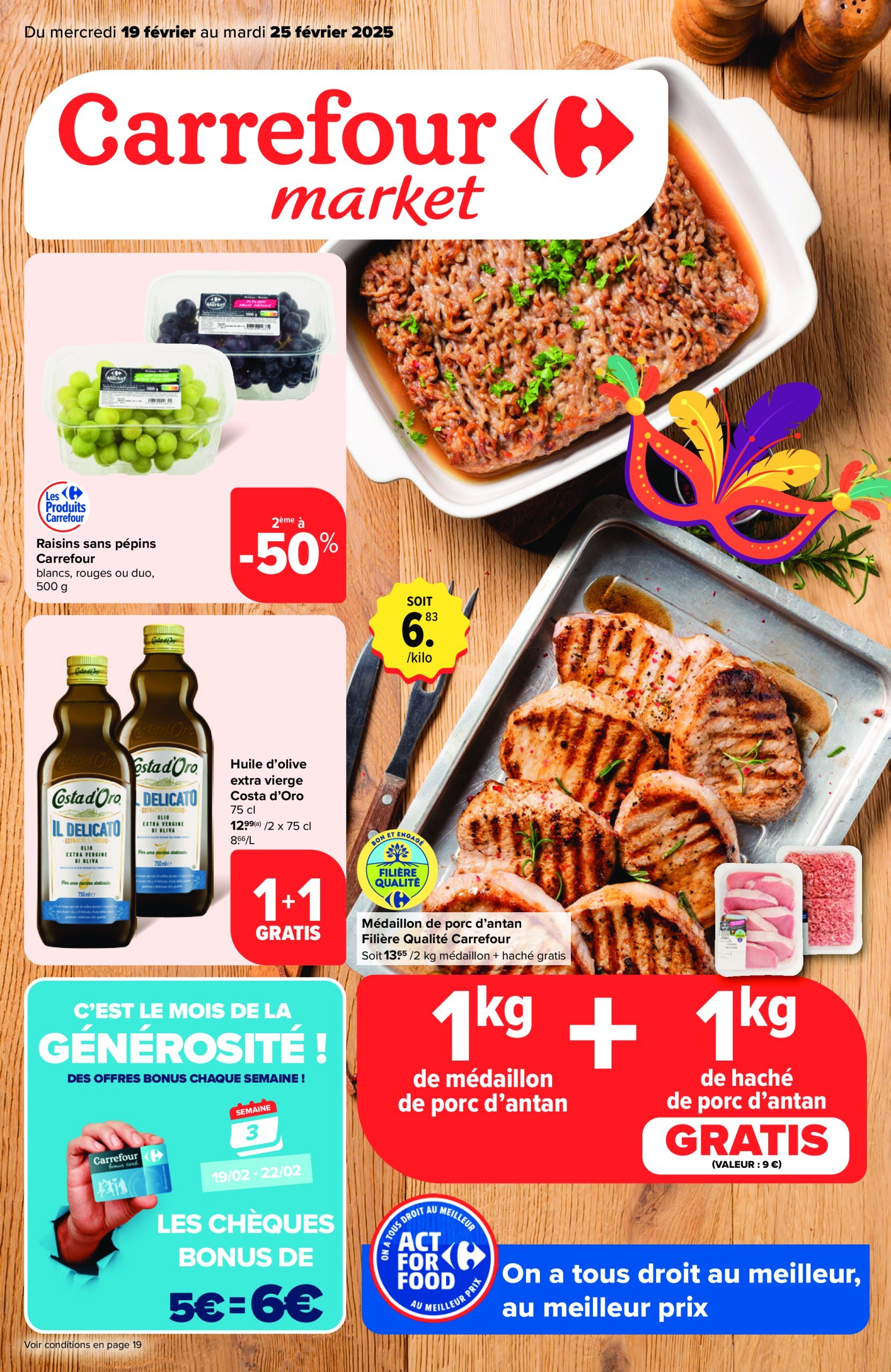 carrefour - Carrefour Market folder geldig vanaf 19/02 - 25/02