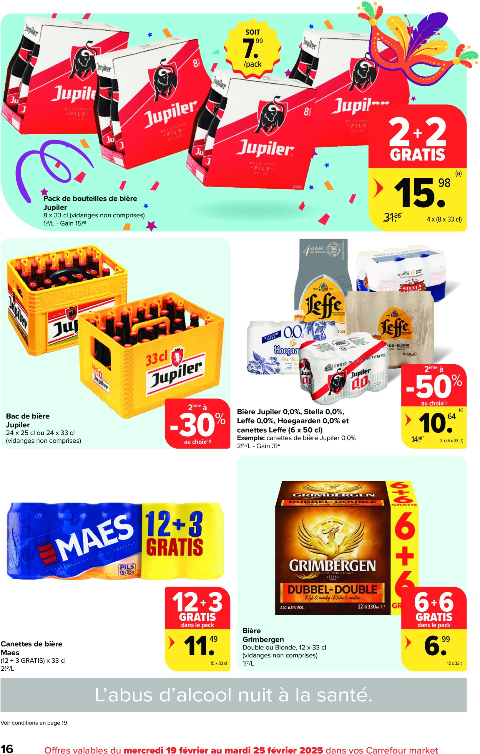 carrefour - Carrefour Market folder geldig vanaf 19/02 - 25/02 - page: 16