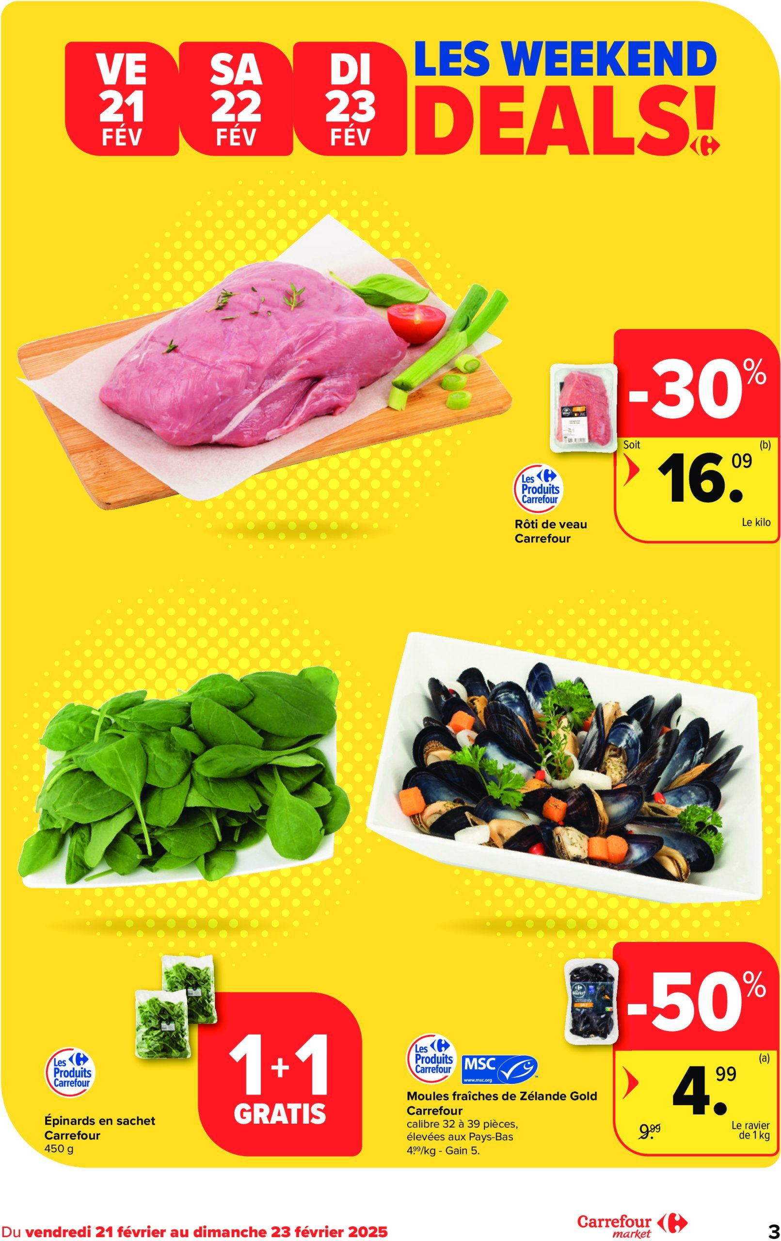 carrefour - Carrefour Market folder geldig vanaf 19/02 - 25/02 - page: 3