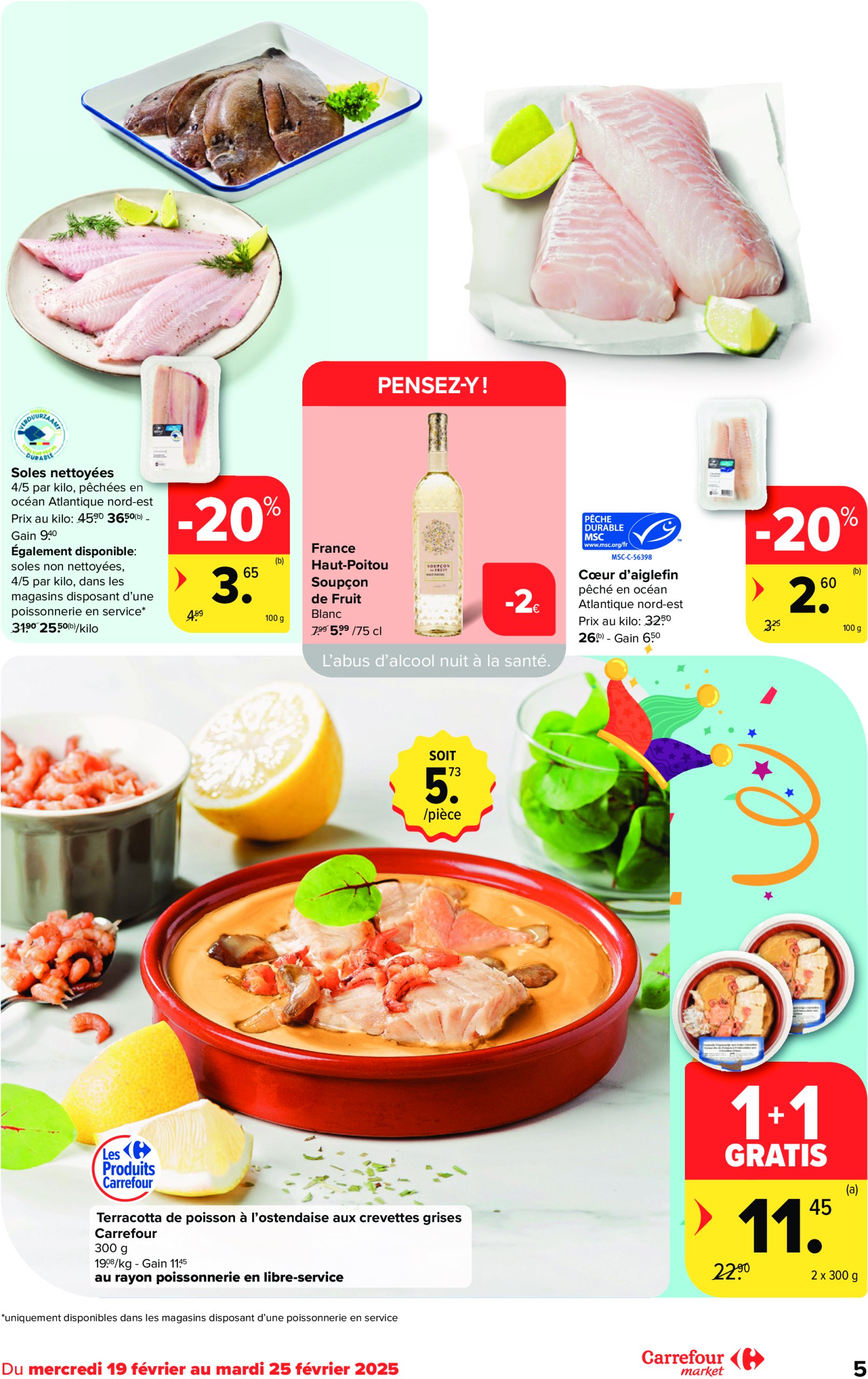 carrefour - Carrefour Market folder geldig vanaf 19/02 - 25/02 - page: 5