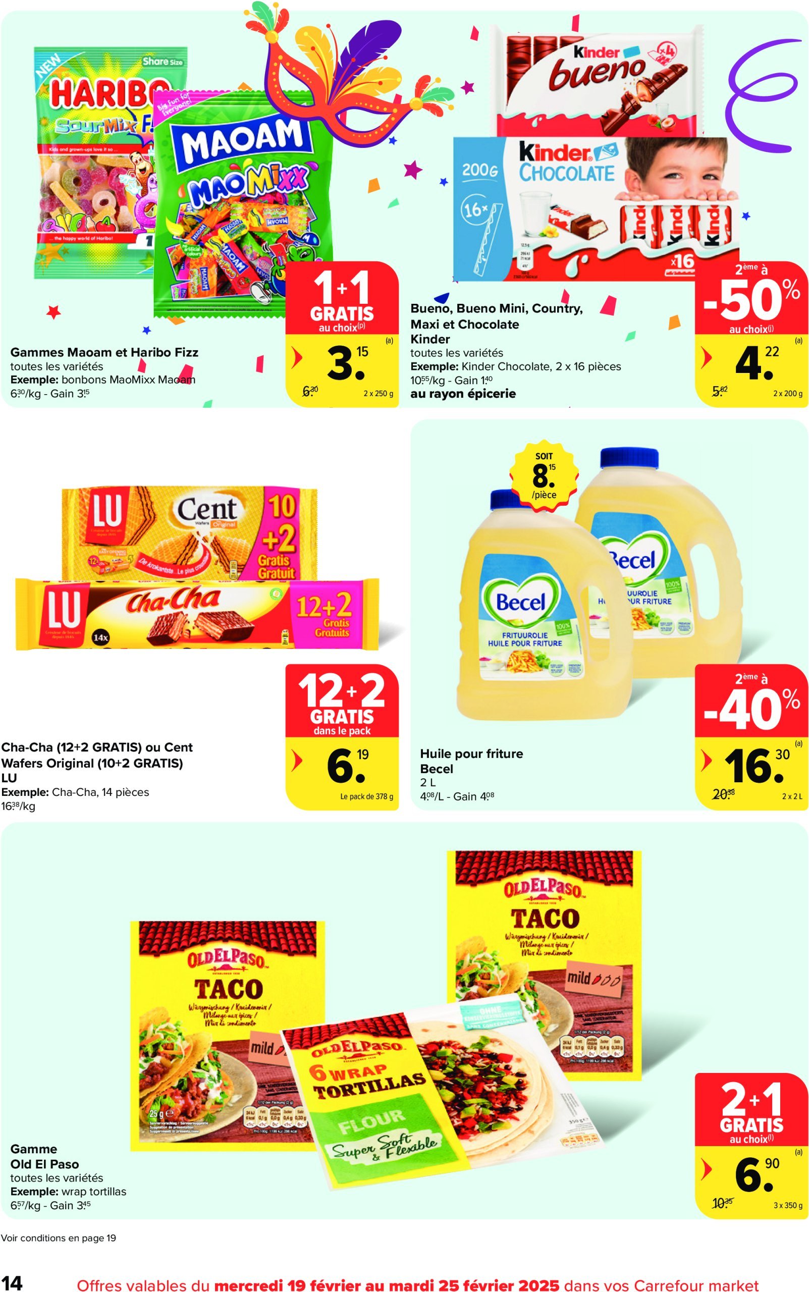 carrefour - Carrefour Market folder geldig vanaf 19/02 - 25/02 - page: 14