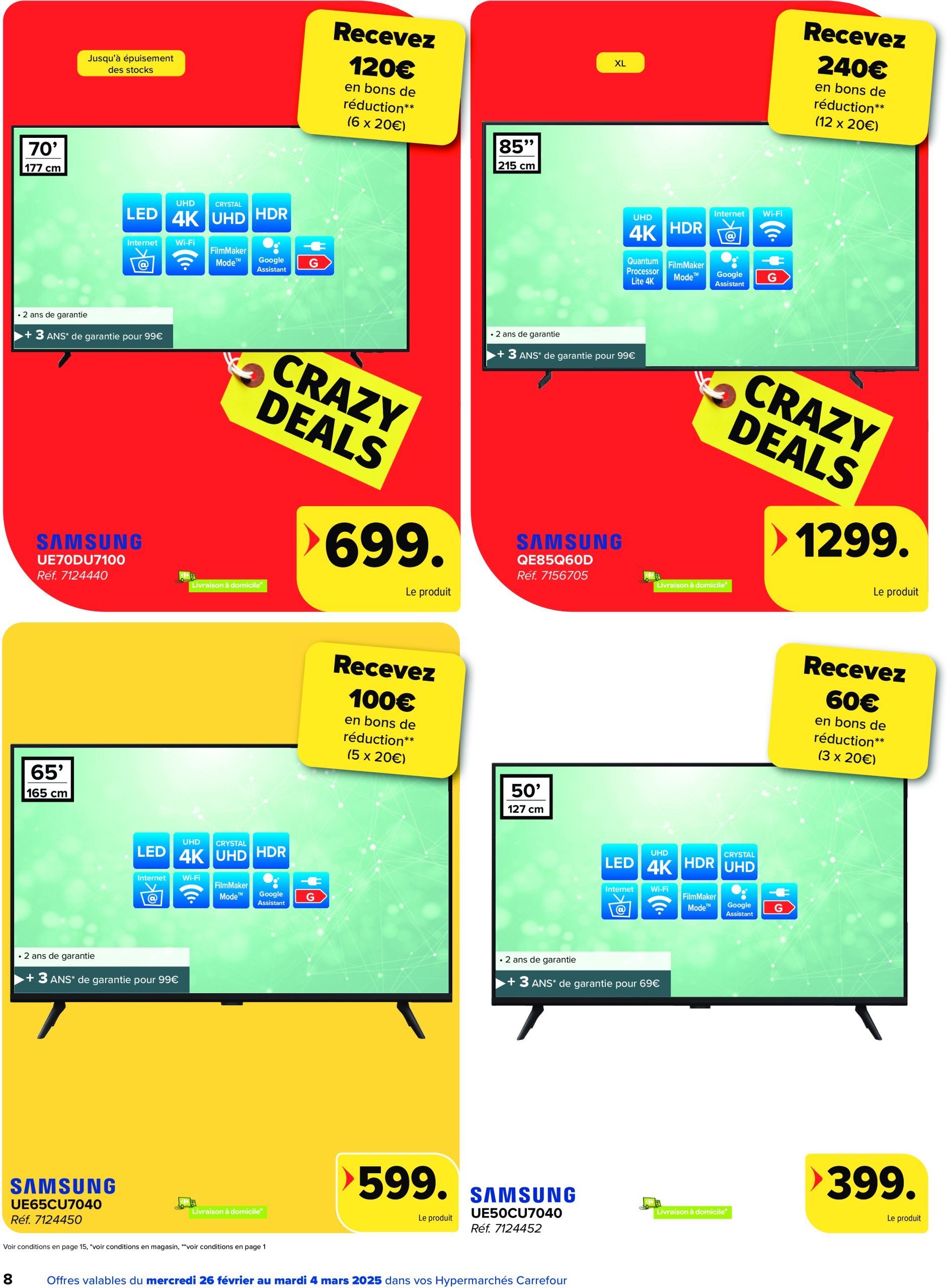 carrefour - Carrefour Hypermarchés - Crazy deals folder geldig vanaf 26/02 - 04/03 - page: 8