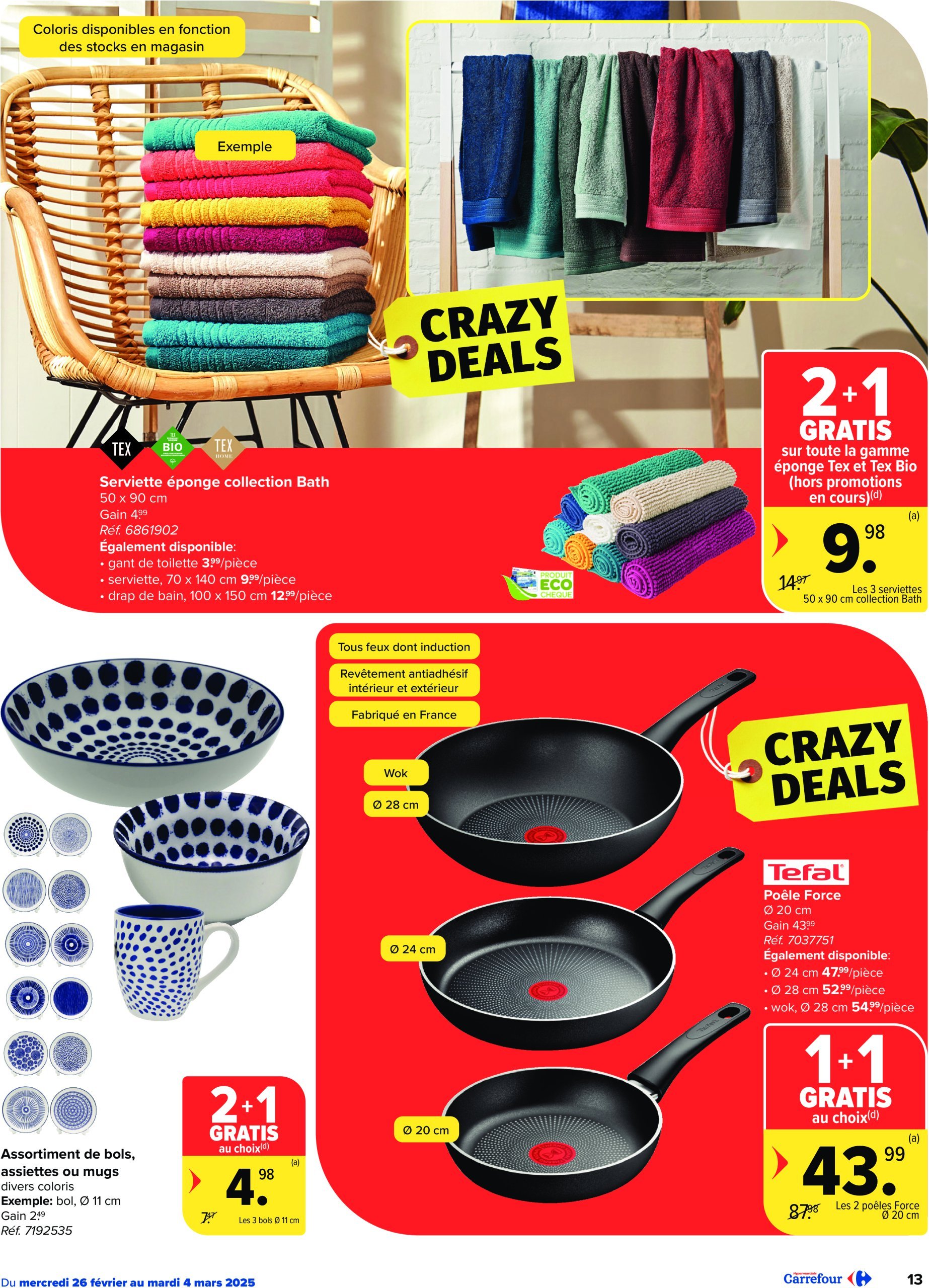 carrefour - Carrefour Hypermarchés - Crazy deals folder geldig vanaf 26/02 - 04/03 - page: 13